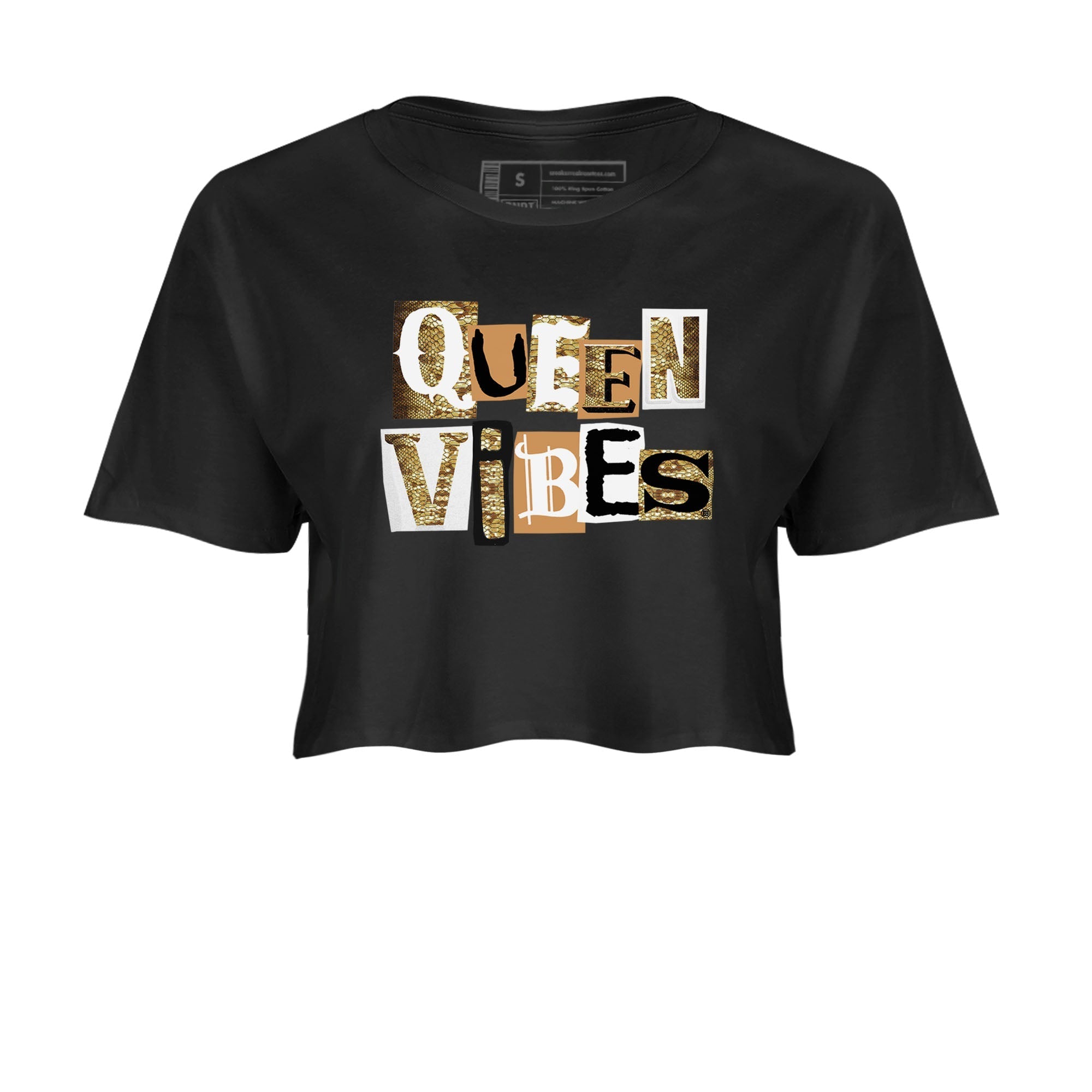 Queen Vibes snkmatch Women's Top - Air Force 1 Ivory Snake