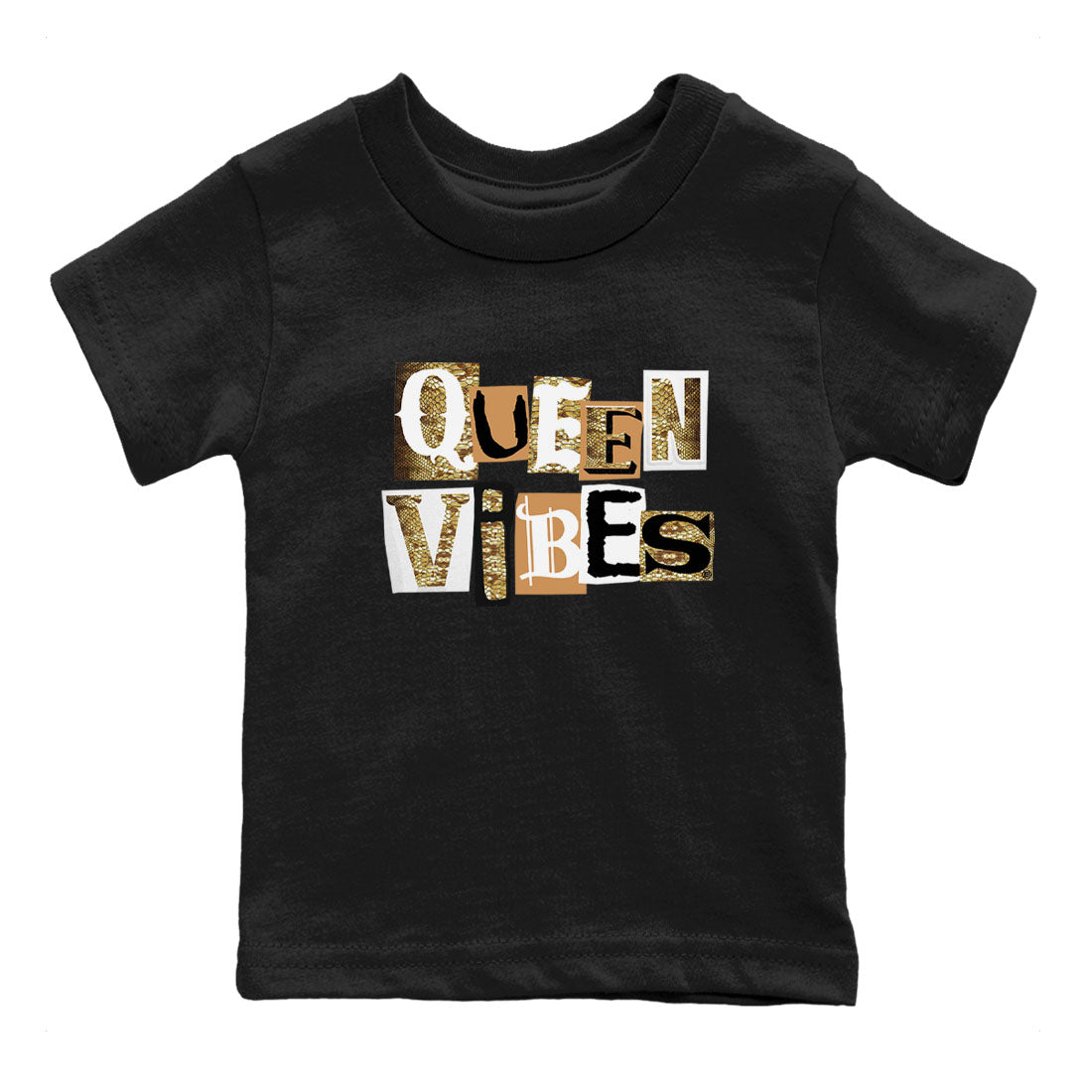 Queen Vibes snkmatch Tees Kids - Air Force 1 Ivory Snake