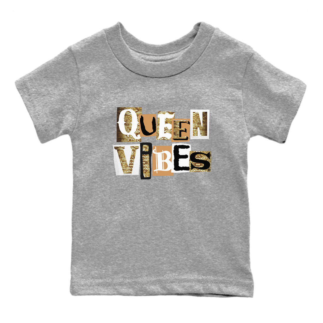Queen Vibes snkmatch Tees Kids - Air Force 1 Ivory Snake