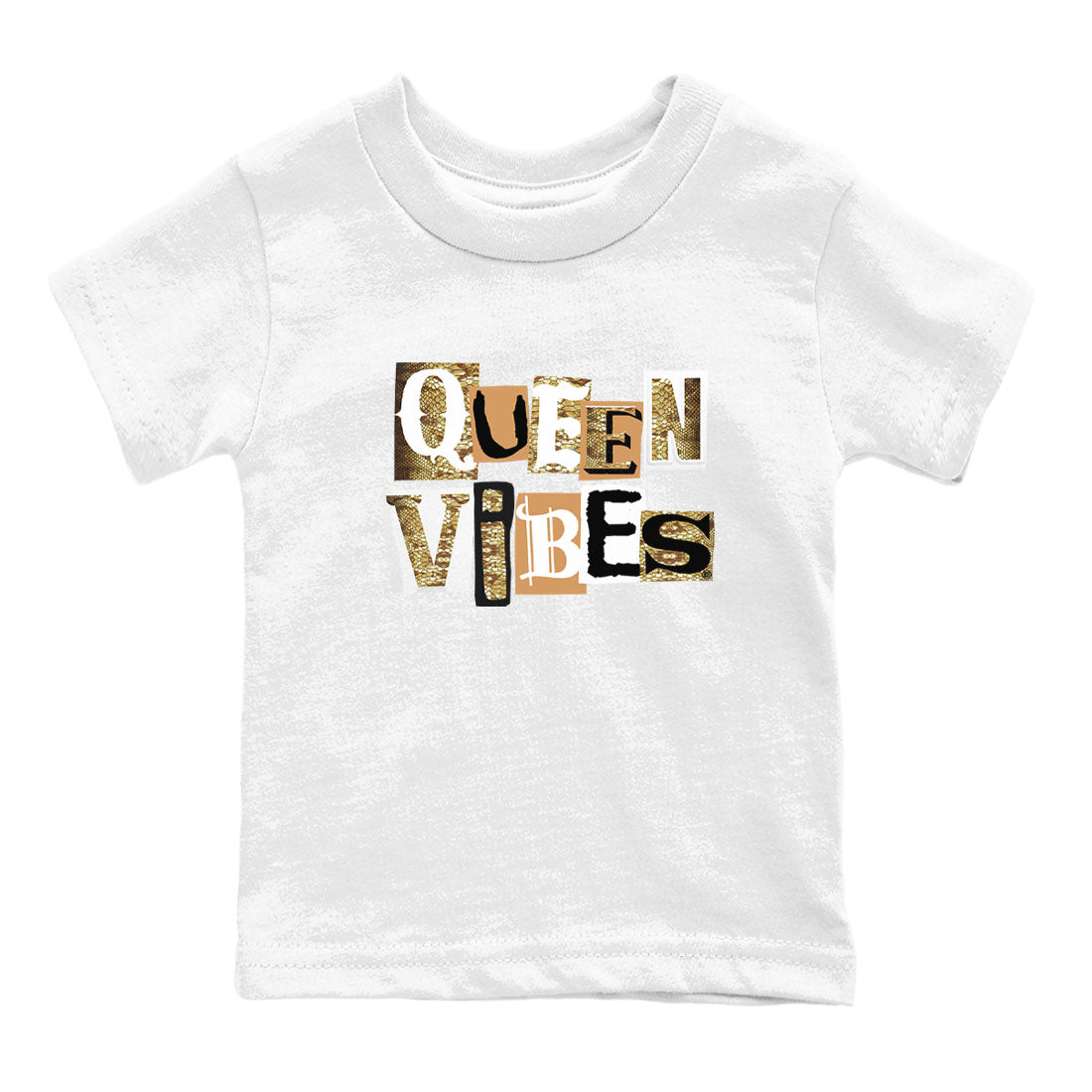 Queen Vibes snkmatch Tees Kids - Air Force 1 Ivory Snake