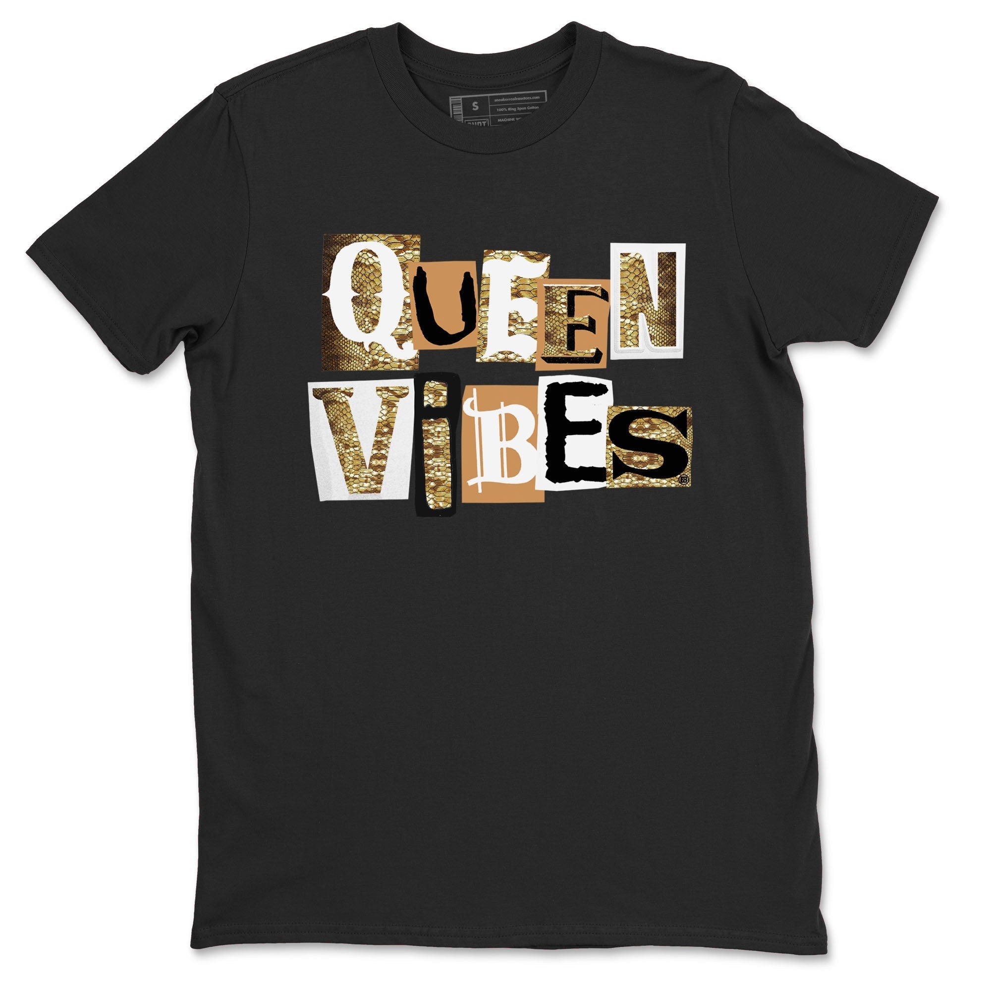 Queen Vibes snkmatch Tees - Air Force 1 Ivory Snake