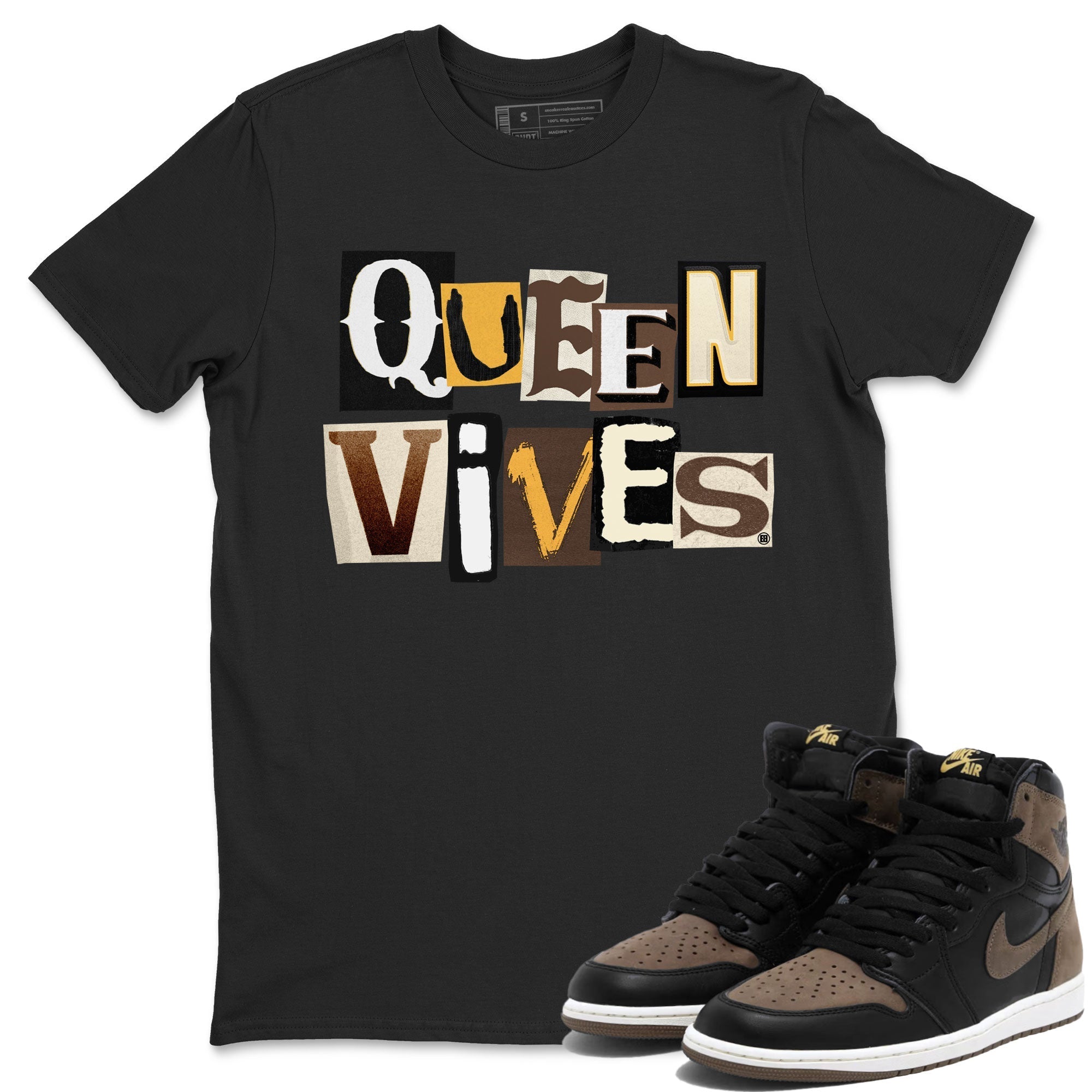 Queen Vibes snkmatch Tee - Air Jordan 1 Palomino