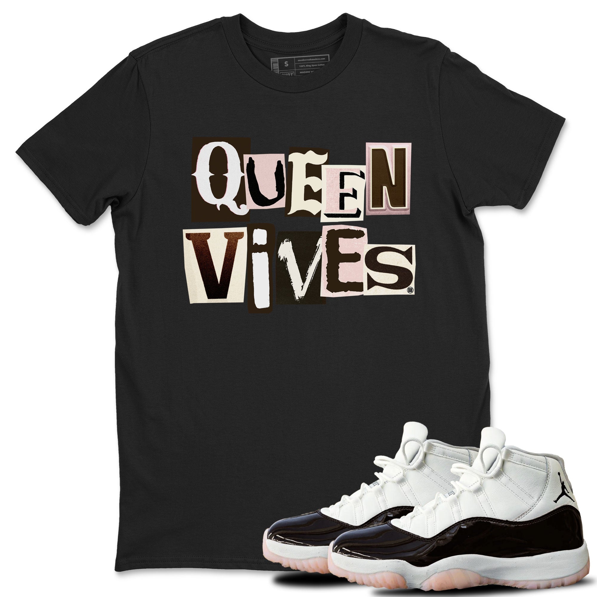 Queen Vibes snkmatch Tee - Air Jordan 11 Neapolitan