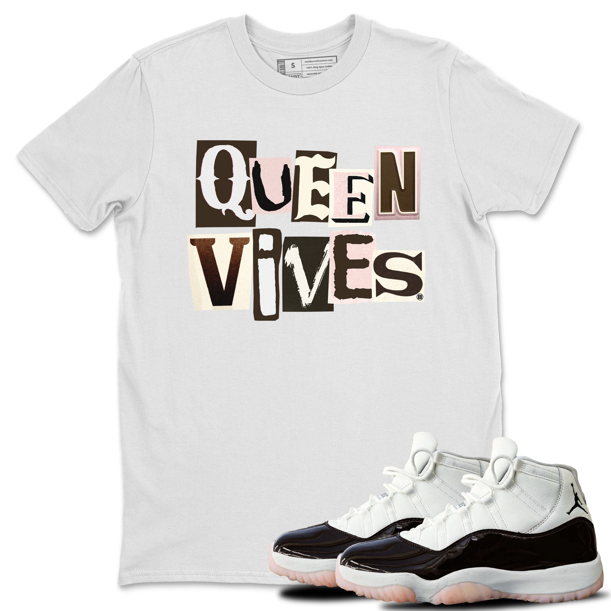 Queen Vibes snkmatch Tee - Air Jordan 11 Neapolitan