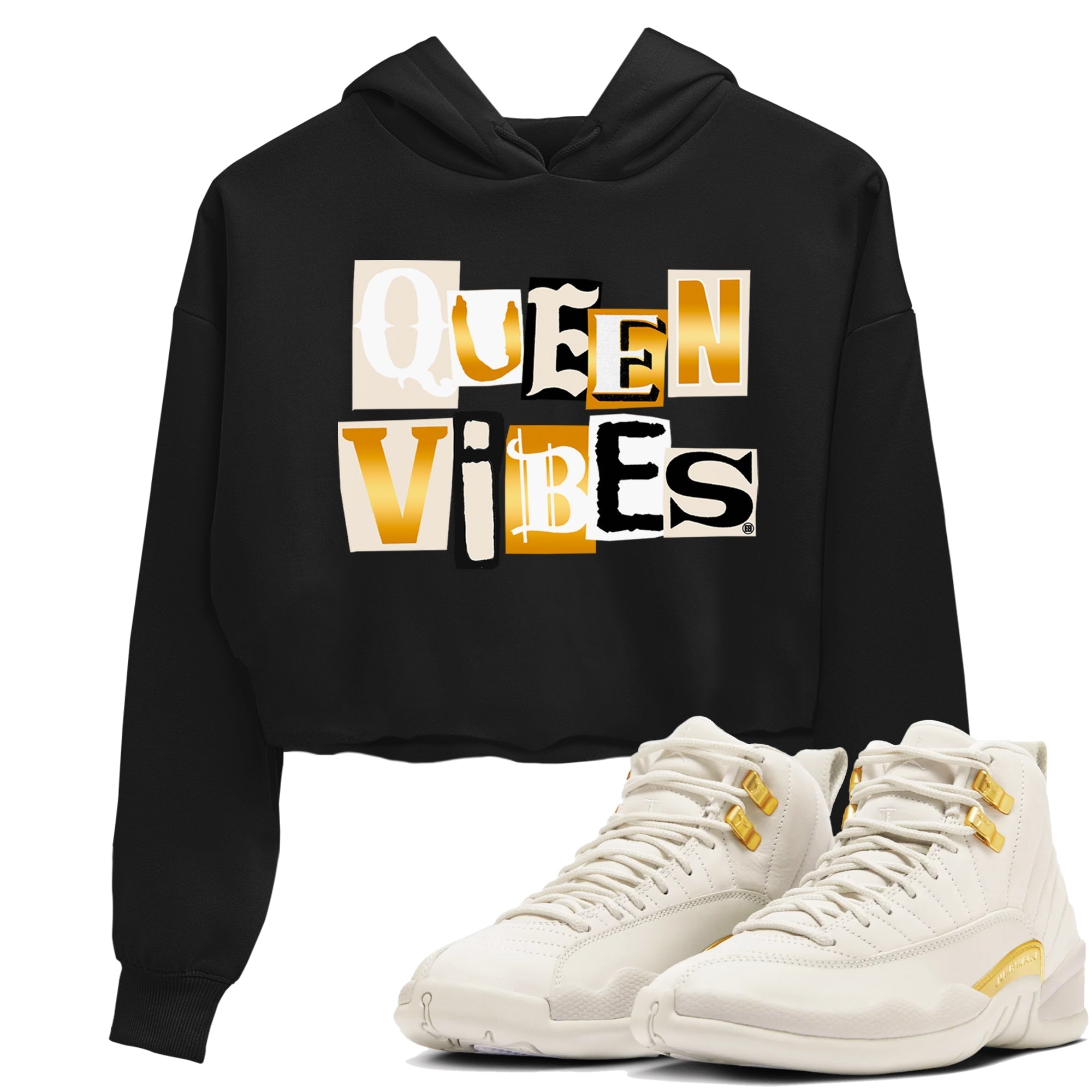 Queen Vibes snkmatch Women's Top - Air Jordan 12 Phantom