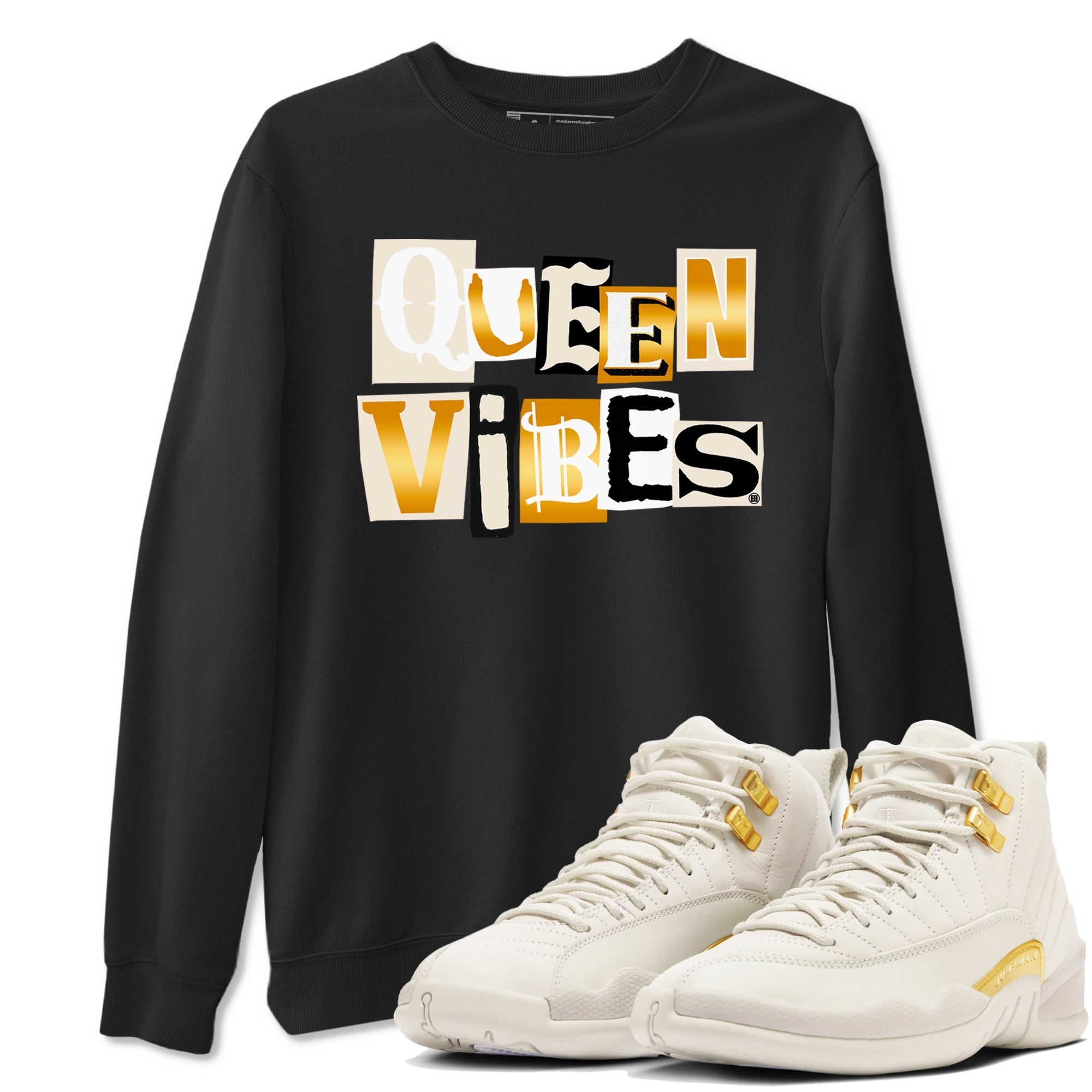 Queen Vibes snkmatch Tees - Air Jordan 12 Phantom