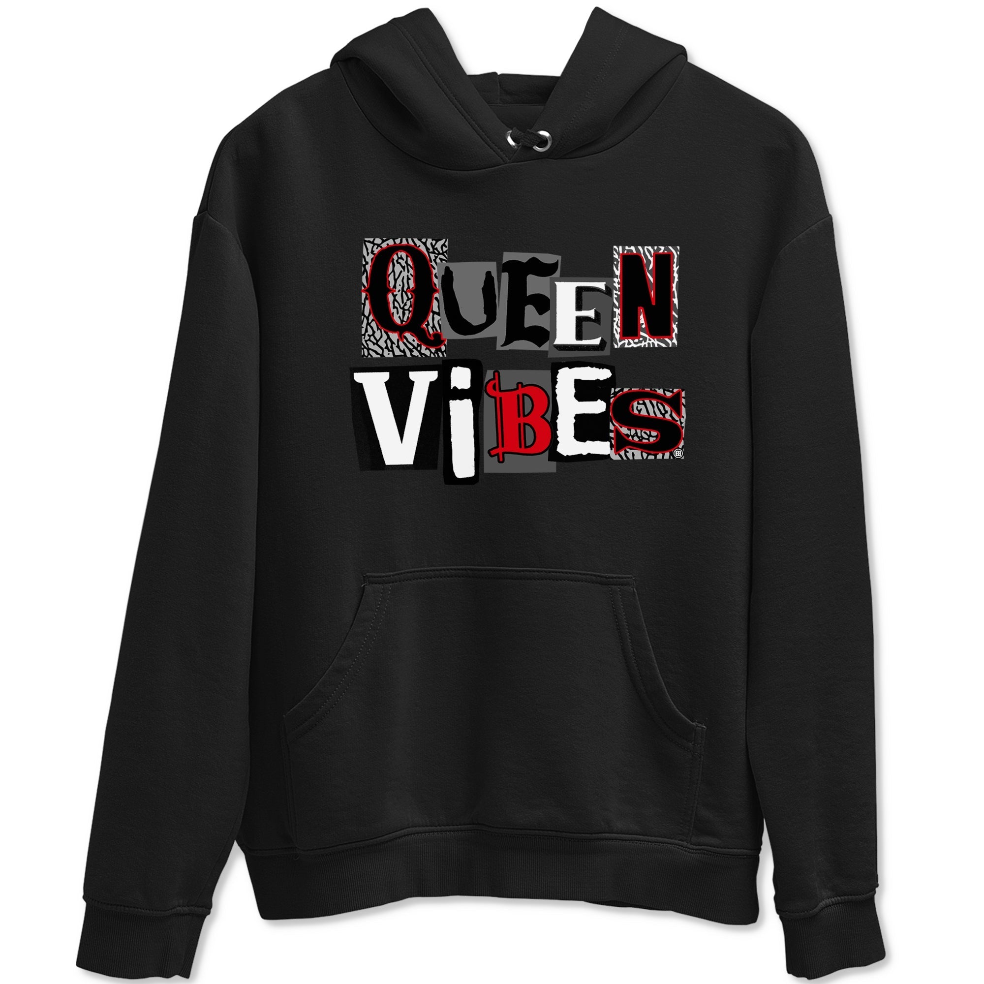 Queen Vibes snkmatch Tees - Air Jordan 3 Black Cement