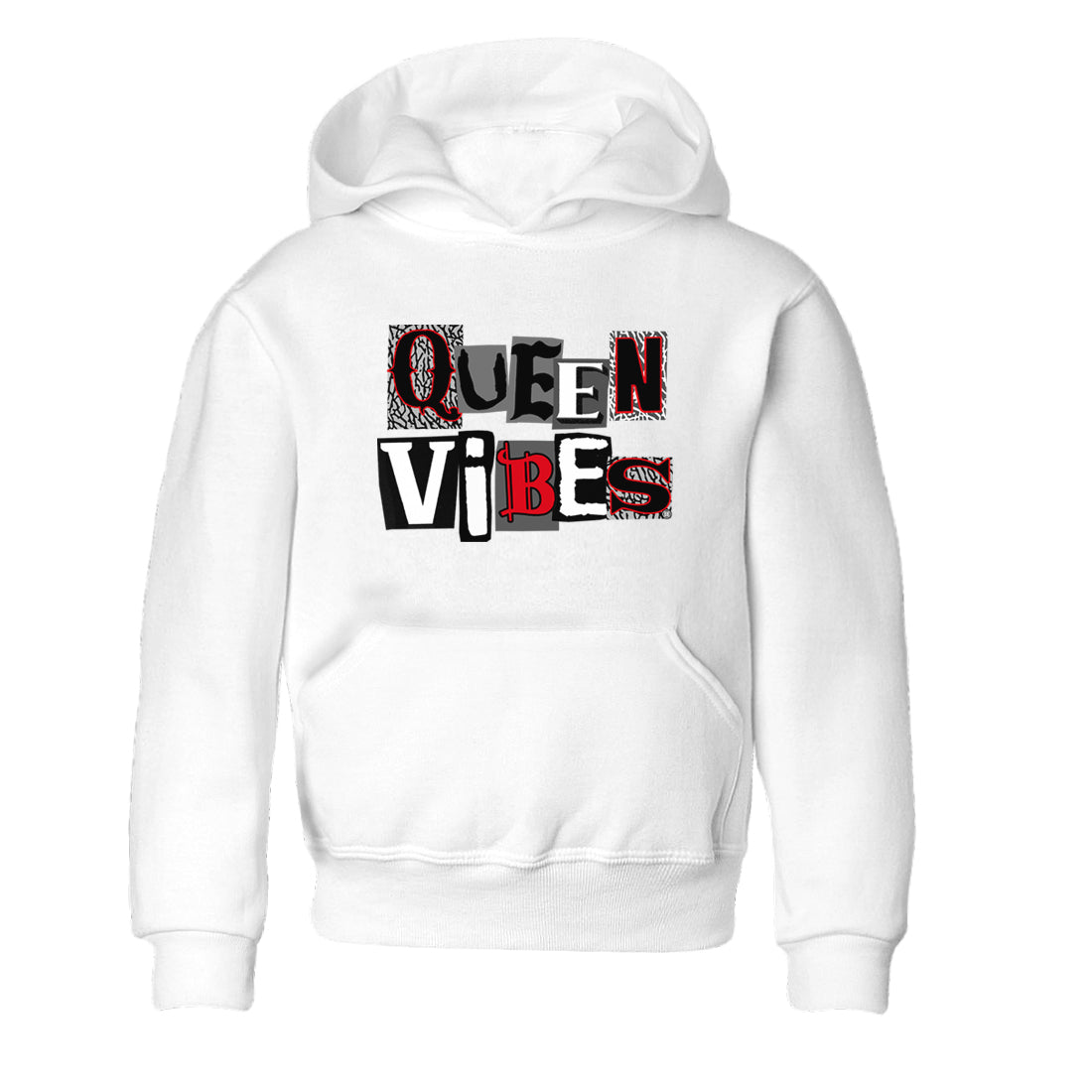 Queen Vibes snkmatch Tees Kids - Air Jordan 3 Black Cement