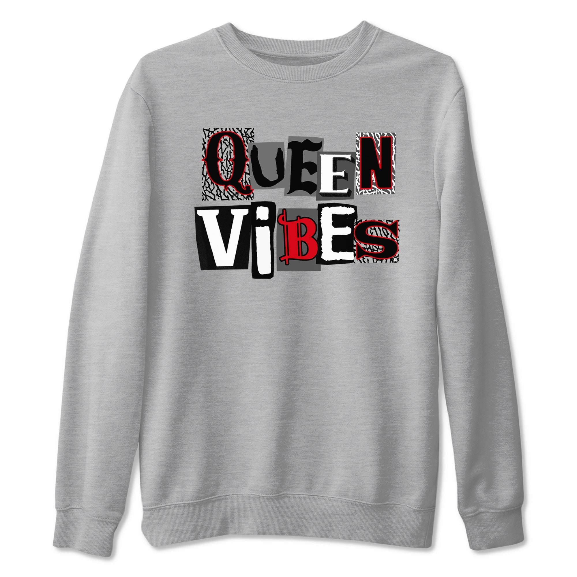 Queen Vibes snkmatch Tees - Air Jordan 3 Black Cement