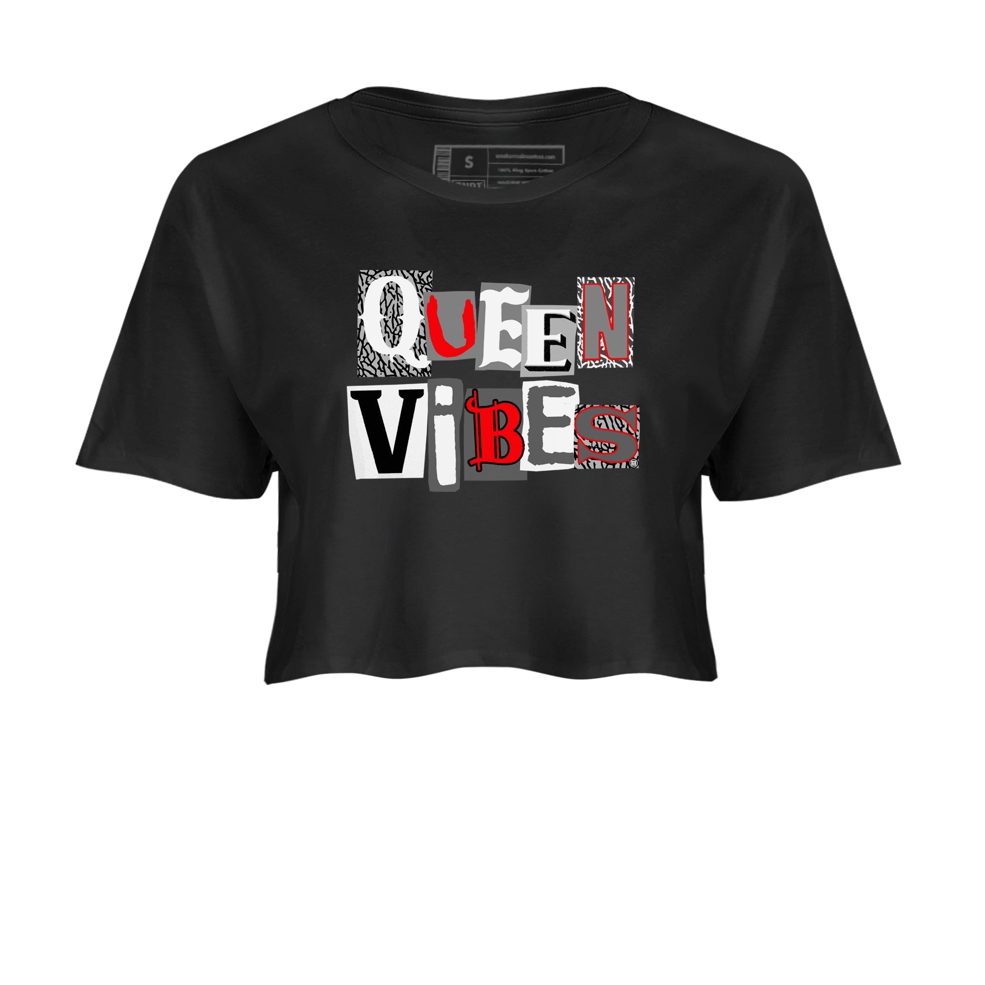 Queen Vibes snkmatch Women's Top - Air Jordan 3 Cement Grey