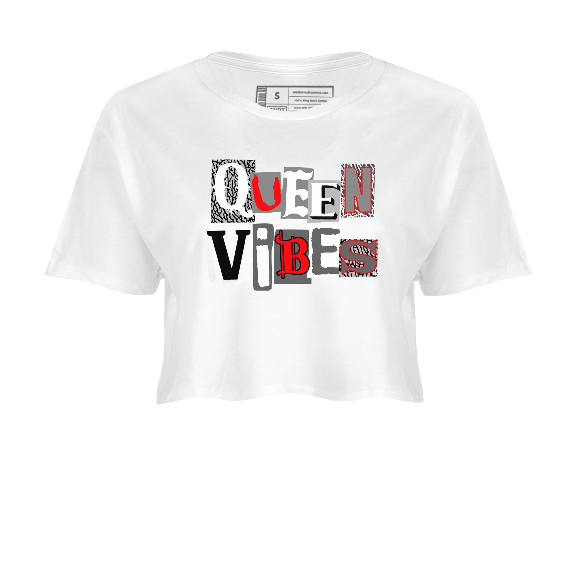 Queen Vibes snkmatch Women's Top - Air Jordan 3 Cement Grey