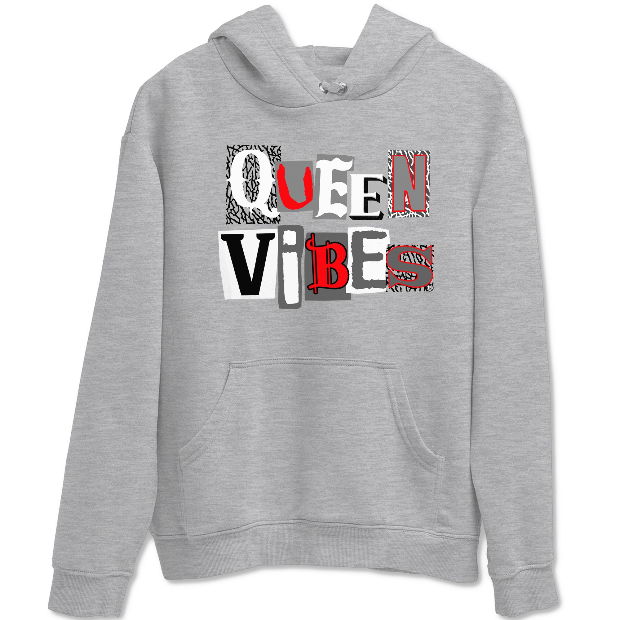 Queen Vibes snkmatch Tees - Air Jordan 3 Cement Grey