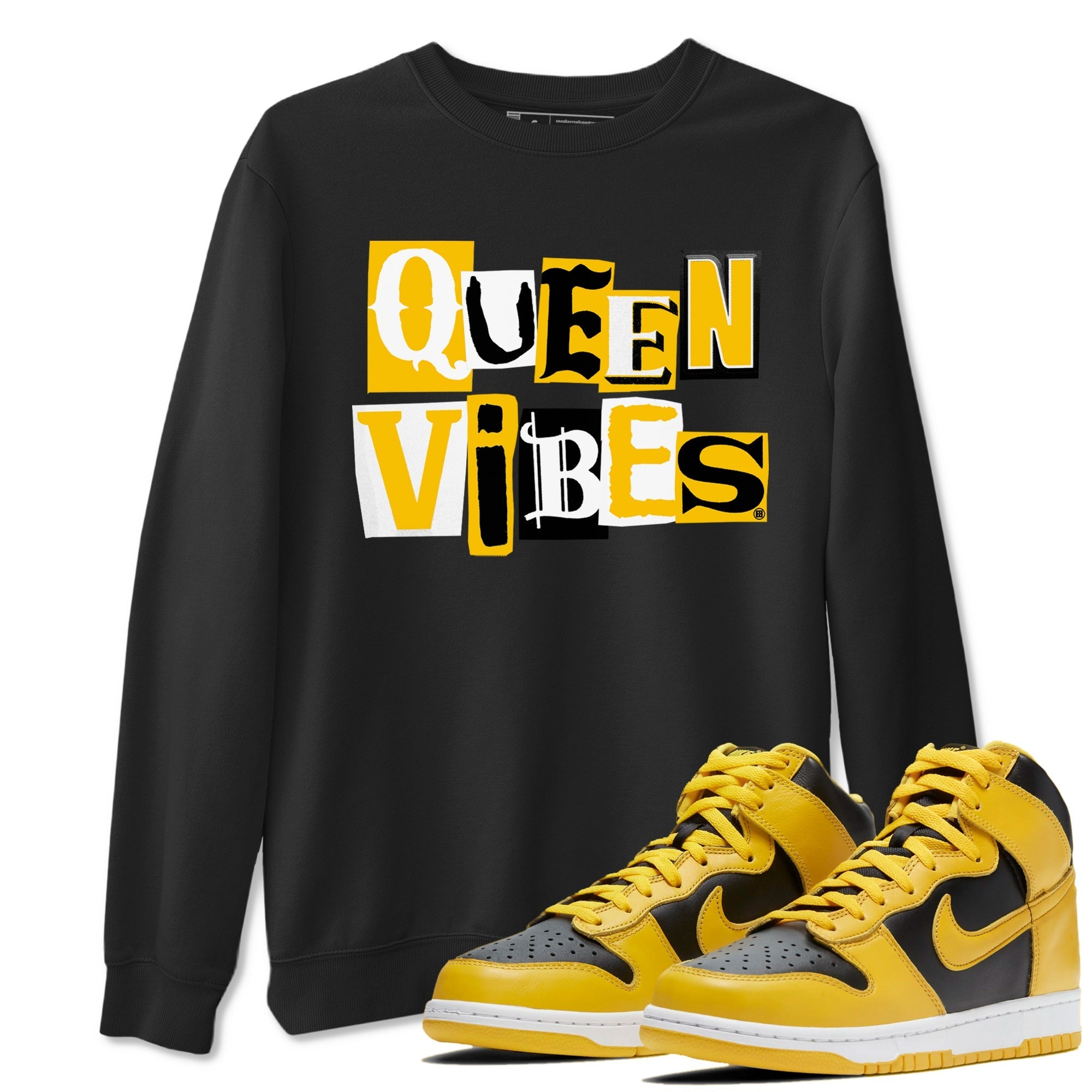 Queen Vibes snkmatch Tees - Dunk High Pollen