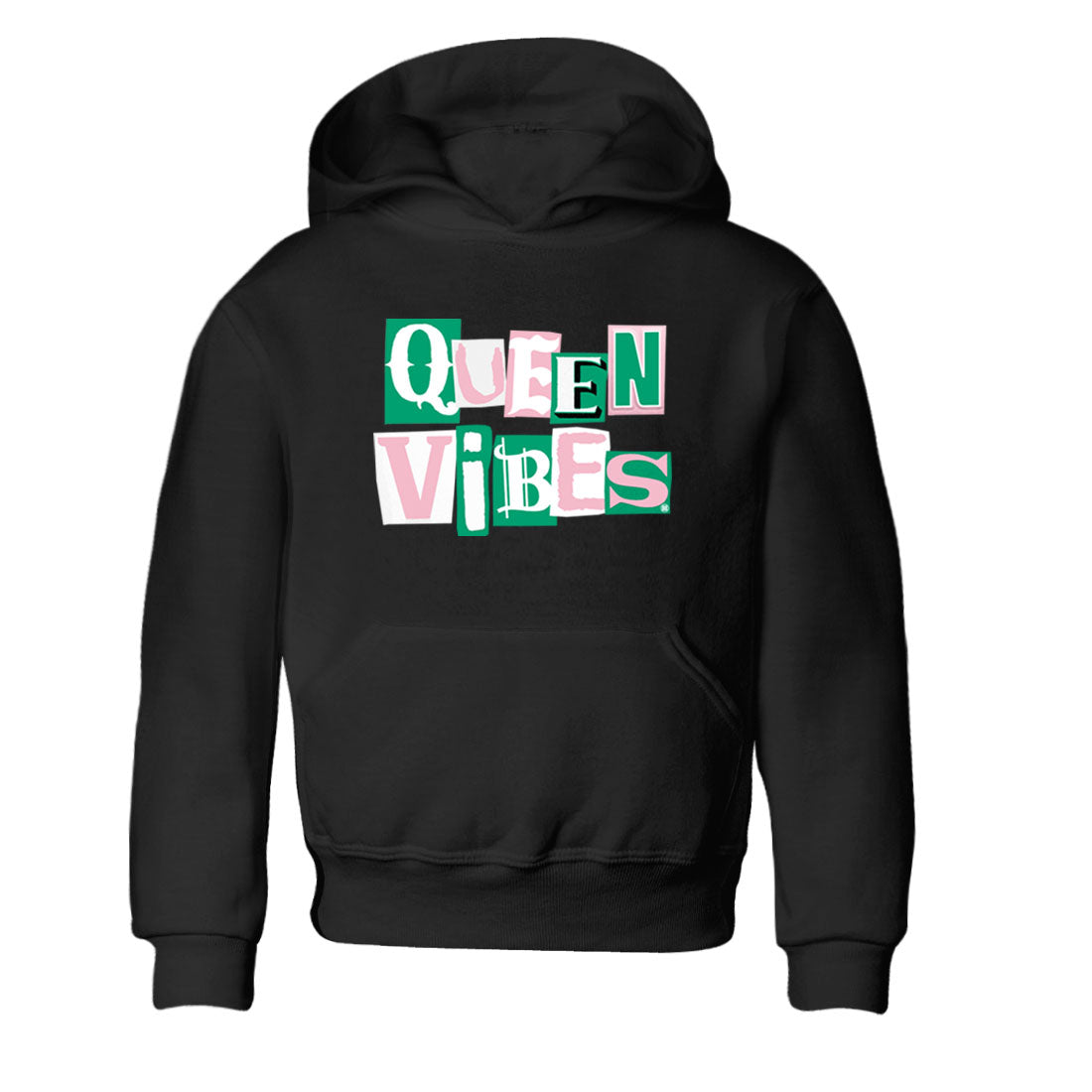 Queen Vibes snkmatch Tees Kids - Dunk Medium Soft Pink Malachite