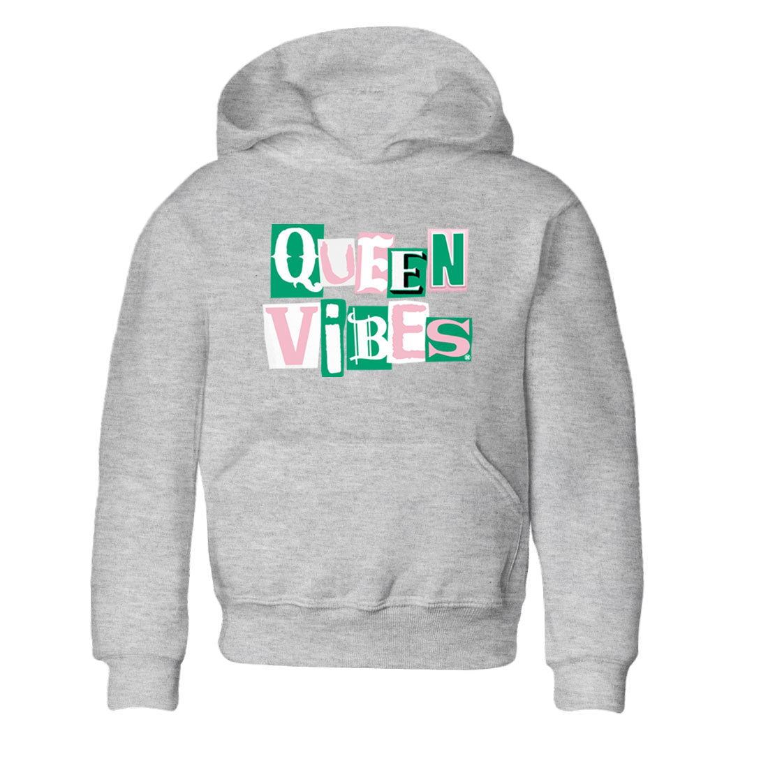 Queen Vibes snkmatch Tees Kids - Dunk Medium Soft Pink Malachite