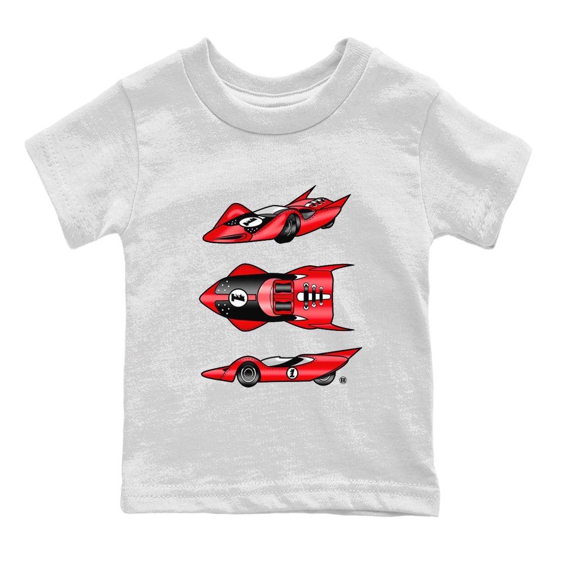 Race Car Kids Tops - Air Jordan 1 Satin Bred