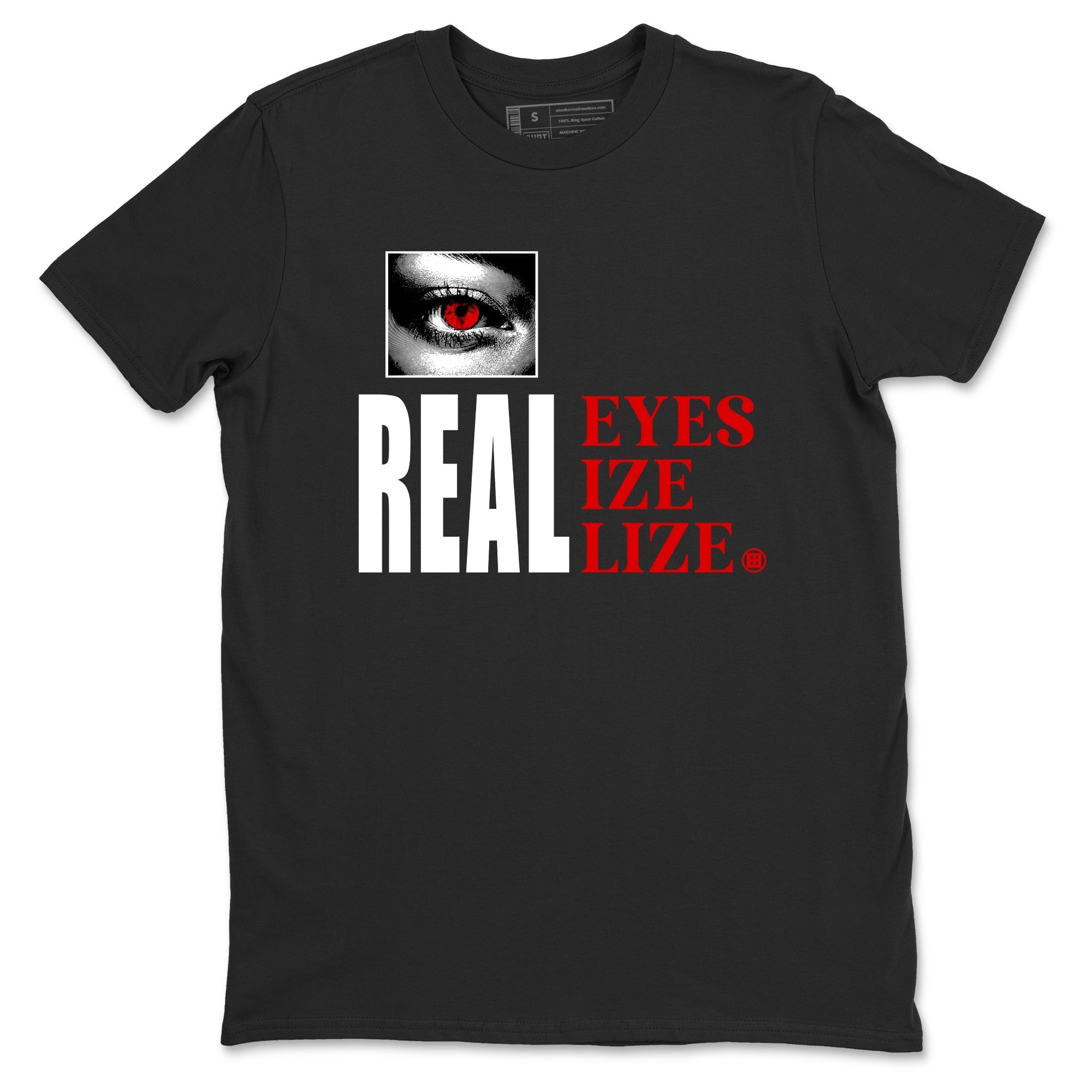 Real Eyes snkmatch Tees - Air Jordan 1 Black Toe