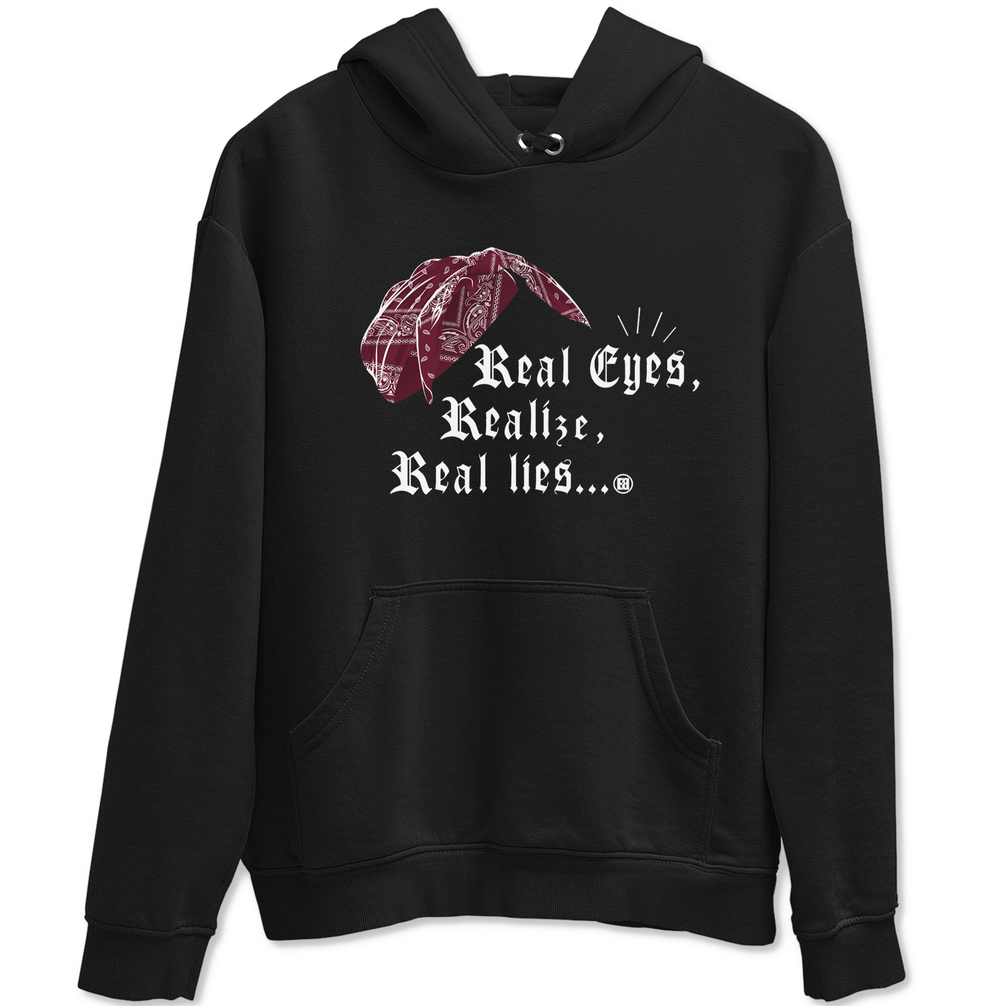 Real Eyes Realize Real Lies snkmatch Tees - Air Jordan 1 Metallic Burgundy