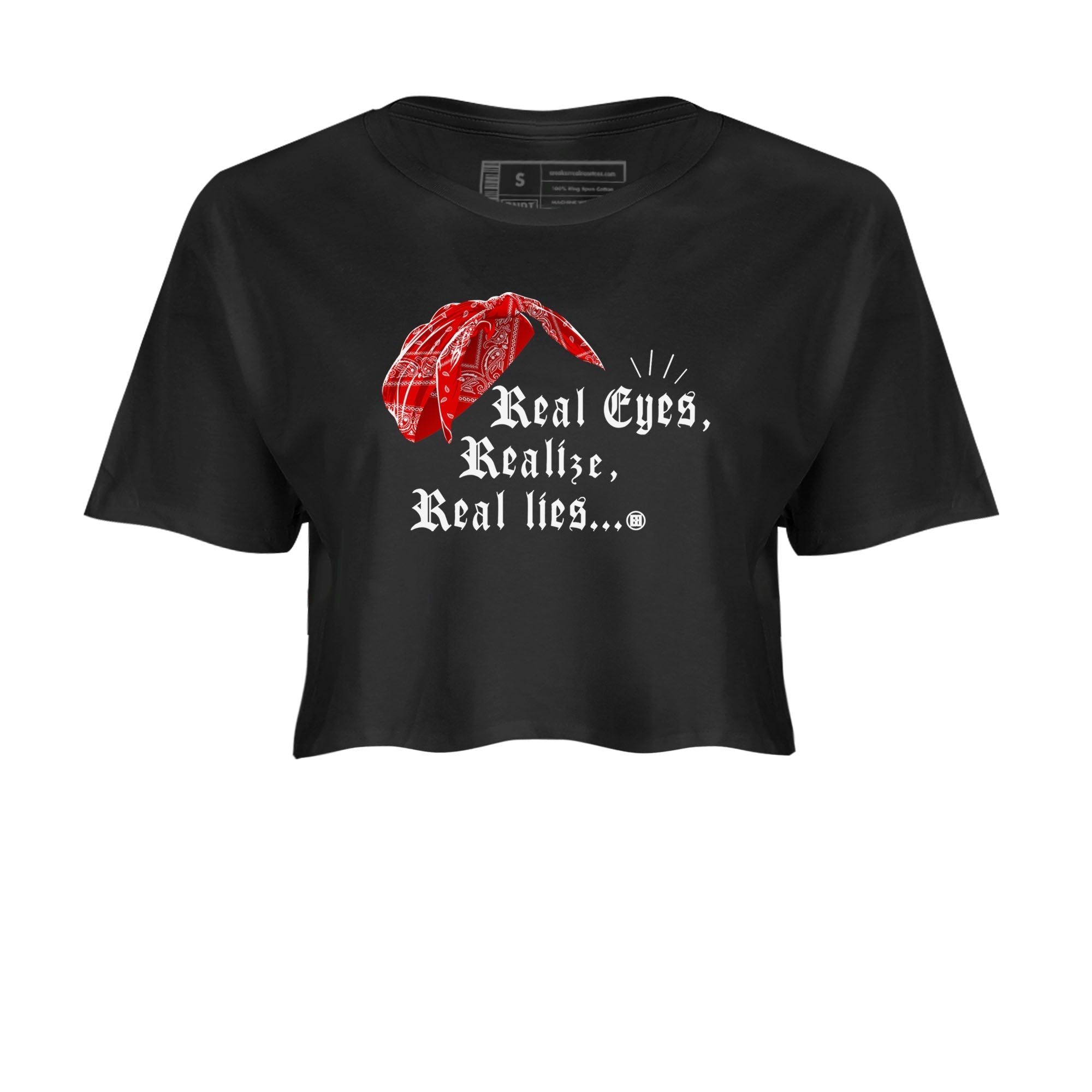 Real Eyes Realize Real Lies snkmatch Women's Top - Air Jordan 12 Taxi Flip