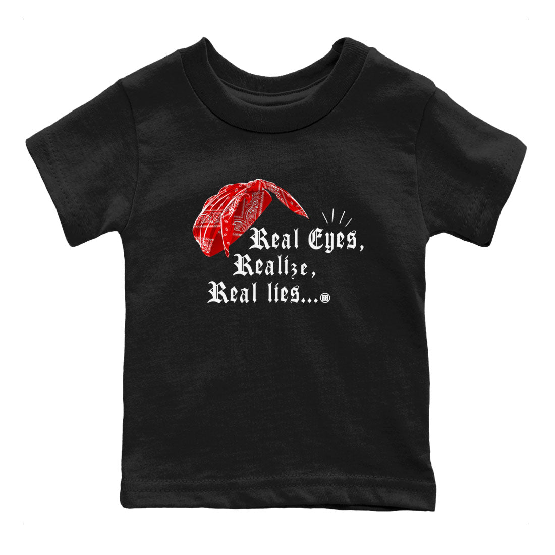 Real Eyes Realize Real Lies snkmatch Tees Kids - Air Jordan 12 Taxi Flip