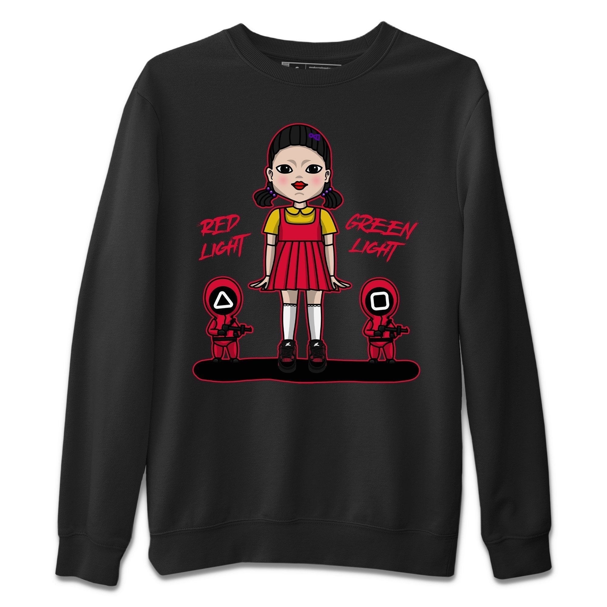 Red Light Green Light Unisex Tops - Air Jordan 4 Red Thunder
