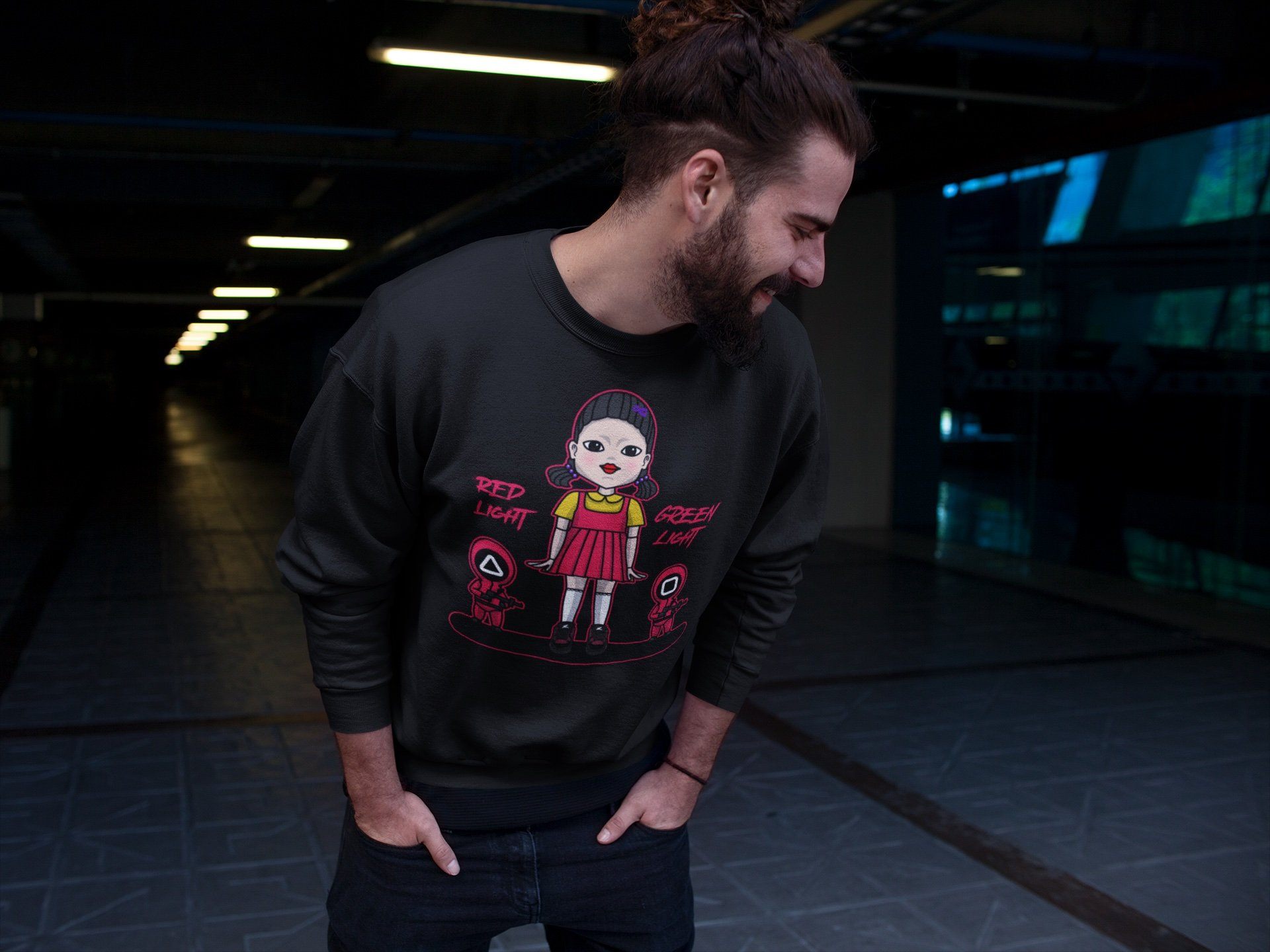 Red Light Green Light Unisex Tops - Air Jordan 4 Red Thunder