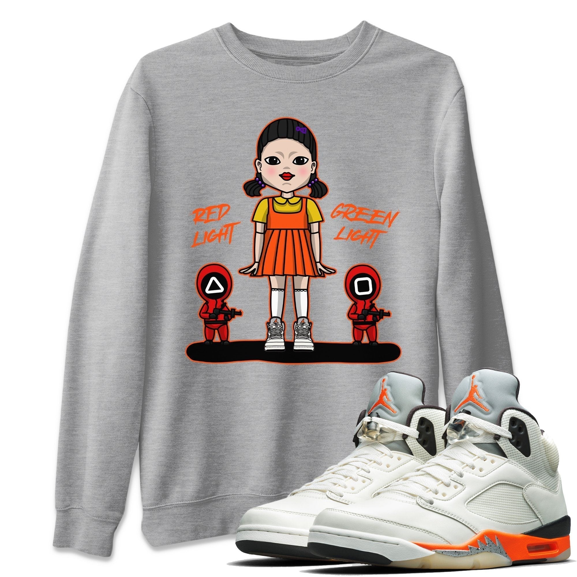 Red Light Green Light Unisex Tops - Air Jordan 5 Shattered Backboard