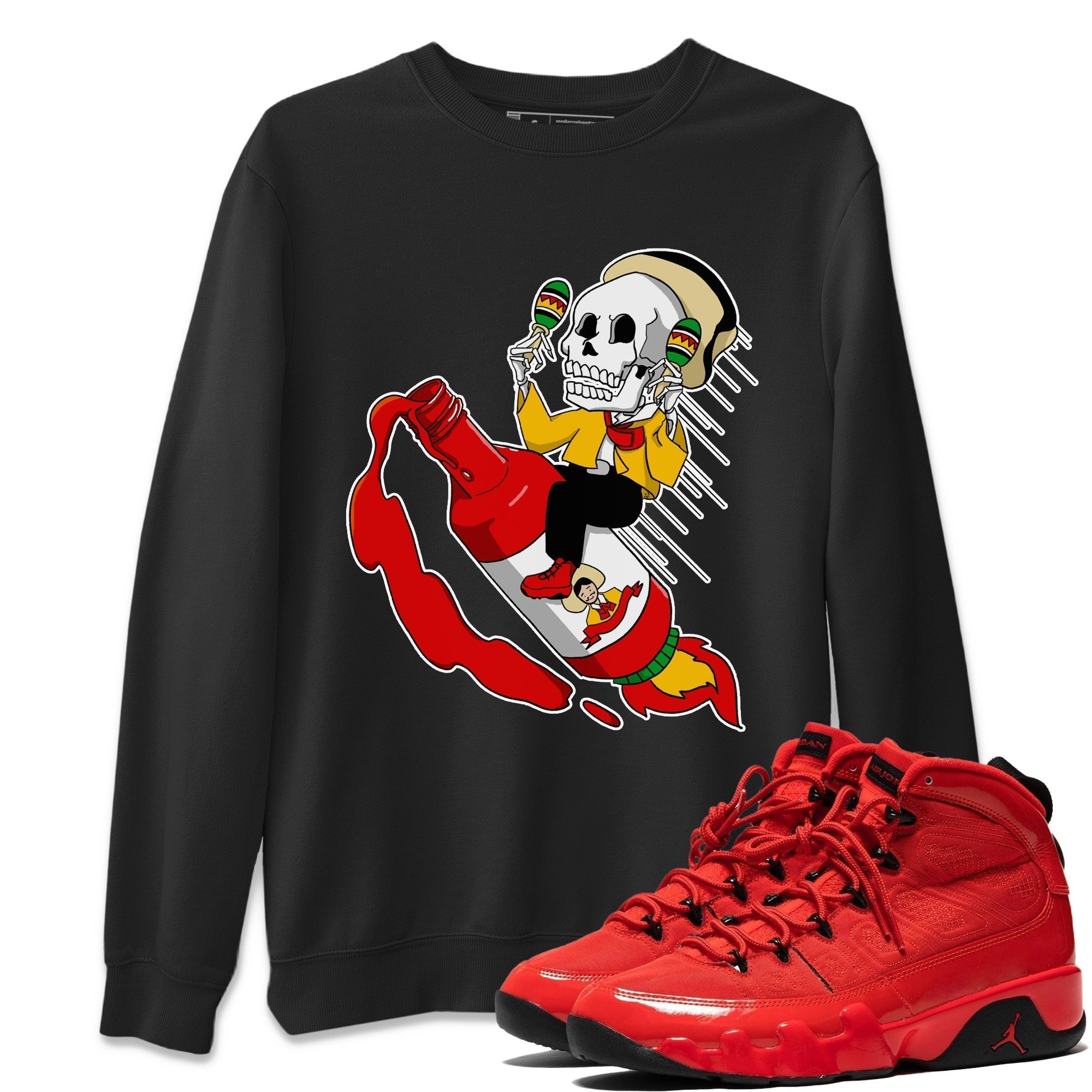 Red Rocket Unisex Tops - Air Jordan 9 Chile Red