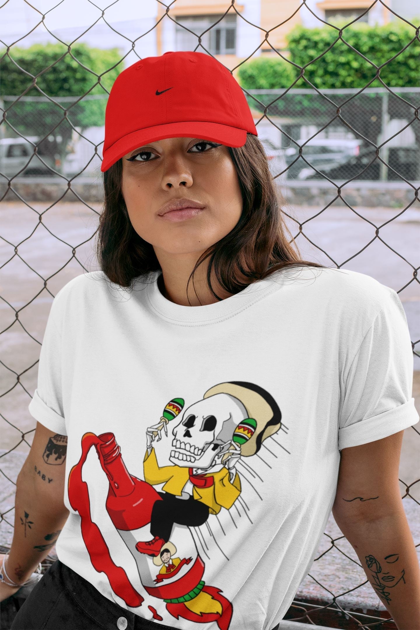 Red Rocket Unisex Tops - Air Jordan 9 Chile Red