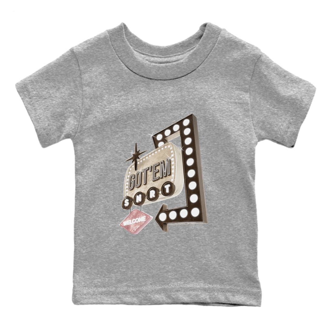 Retro Neon Sign snkmatch Tee Kids - Air Jordan 11 Neapolitan