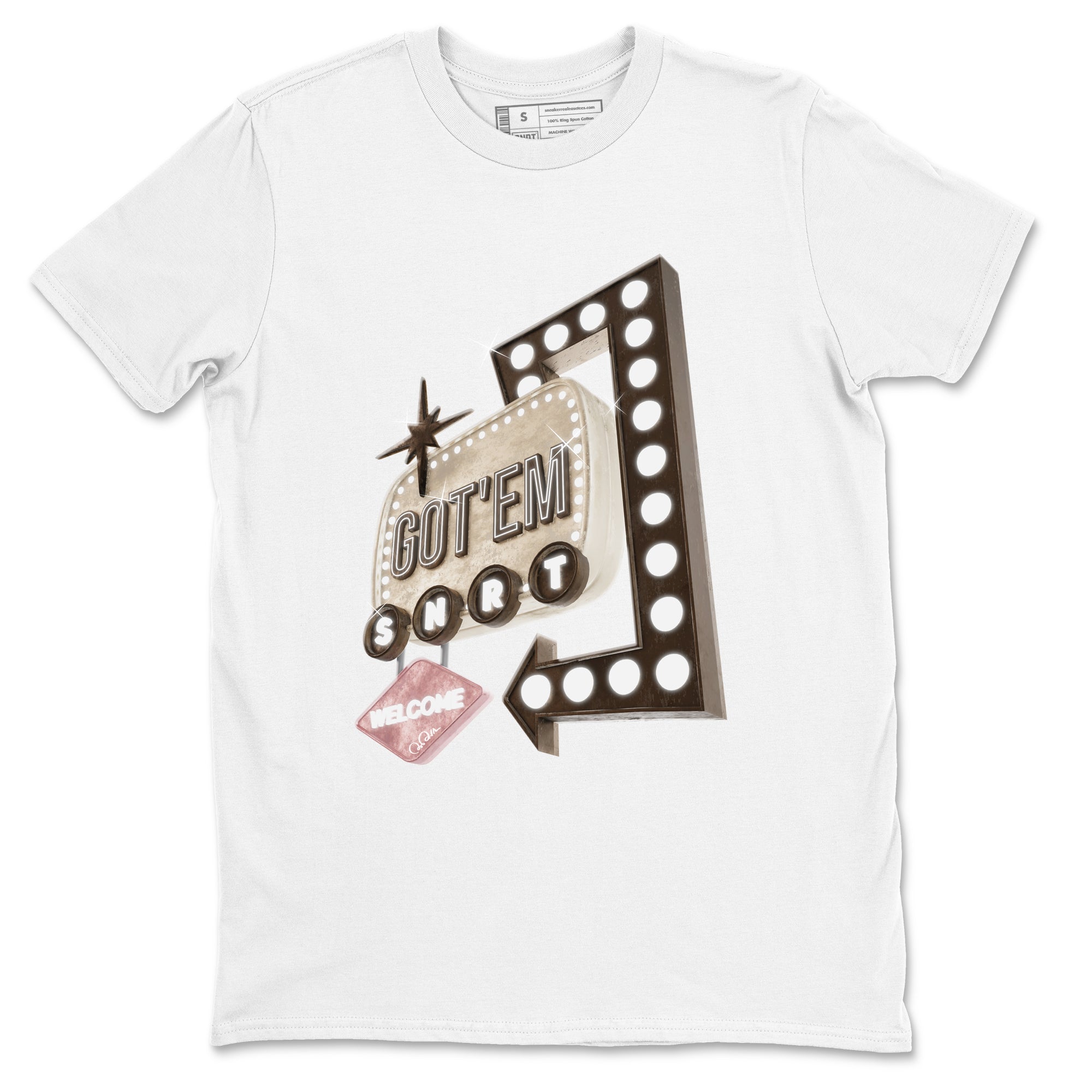 Retro Neon Sign snkmatch Tee - Air Jordan 11 Neapolitan