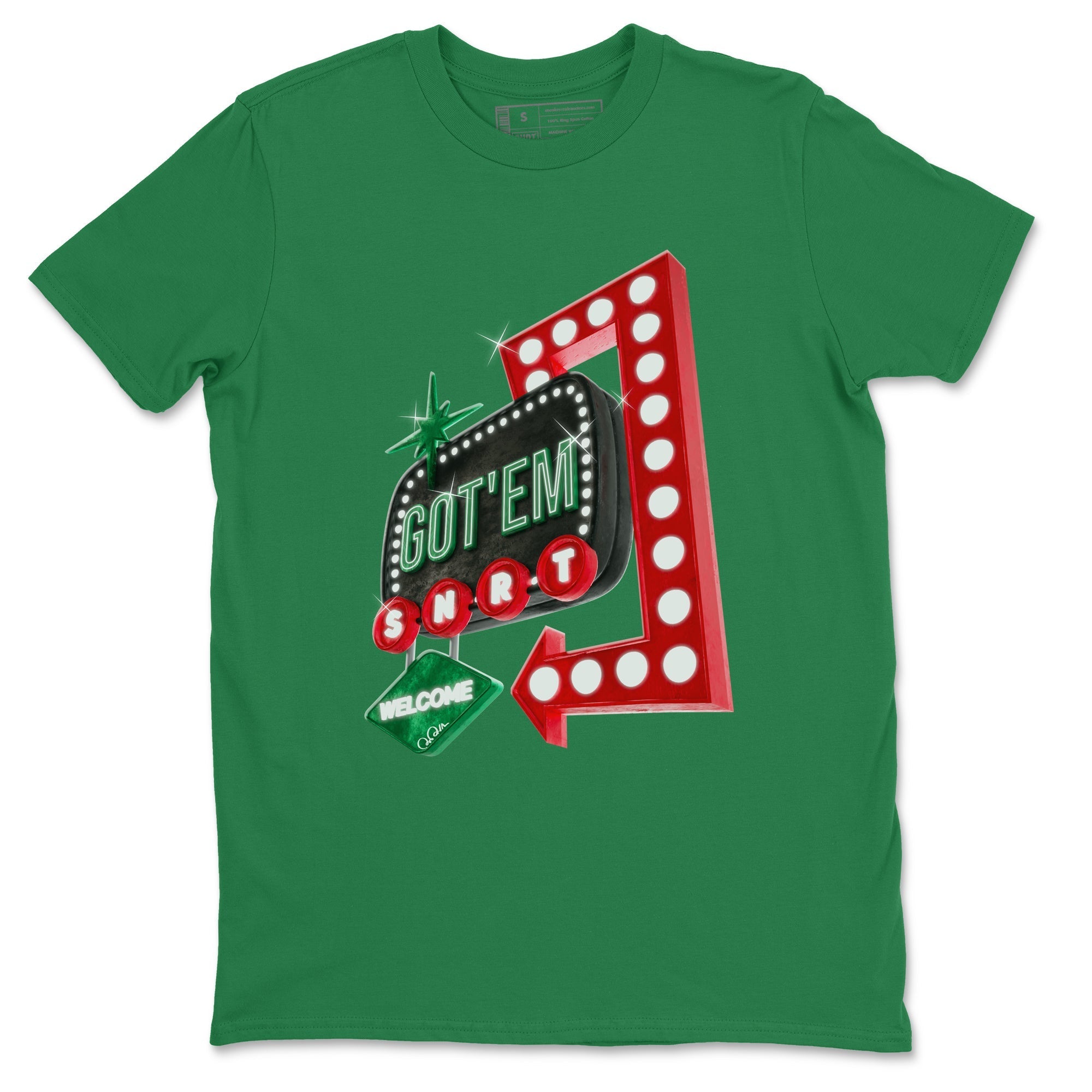 Retro Neon Sign snkmatch Tee - Air Jordan 2 Christmas