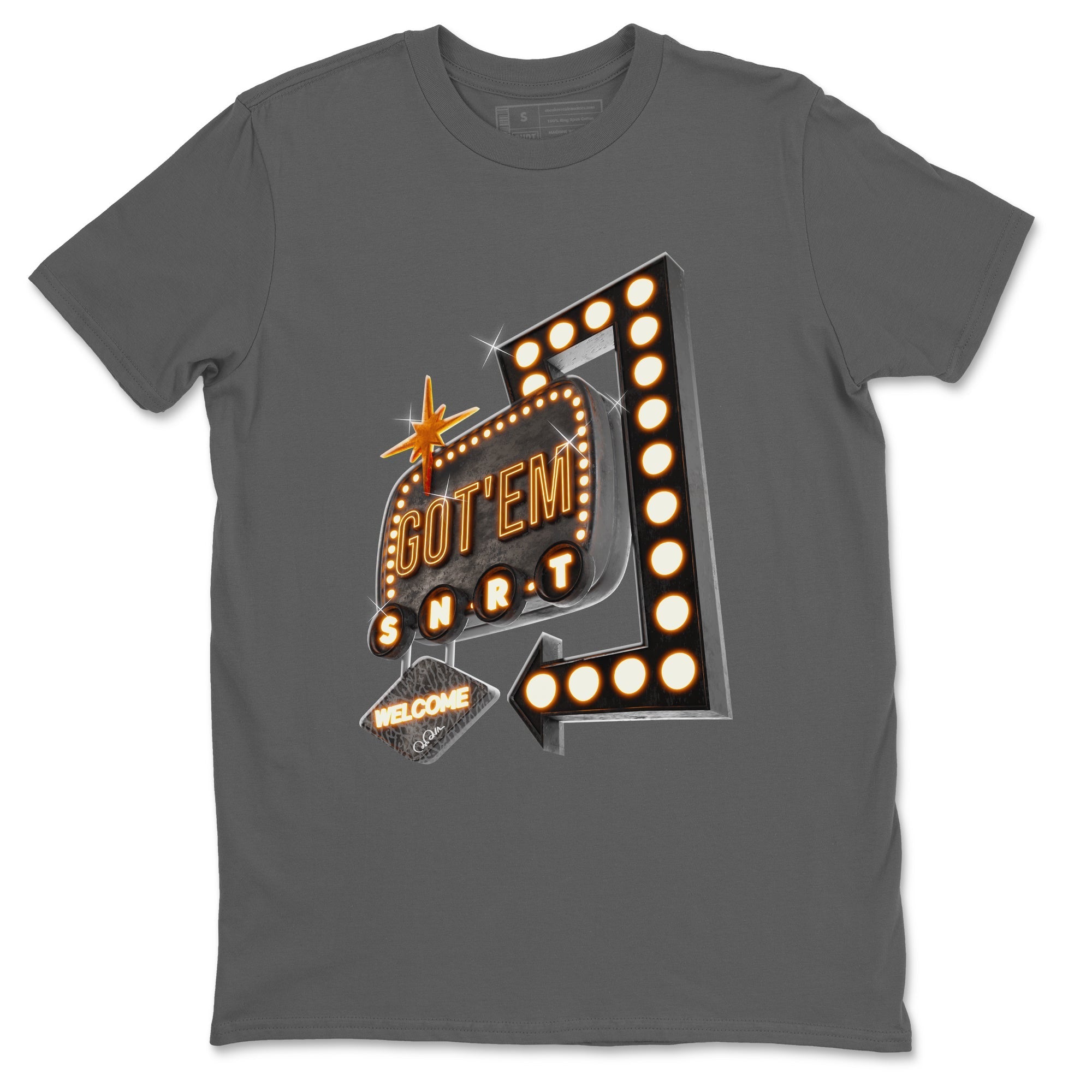 Retro Neon Sign snkmatch Tee - Air Jordan 3 Fear