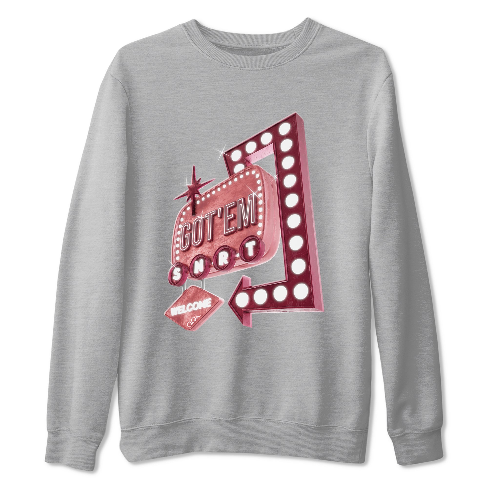 Retro Neon Sign snkmatch Tee - Dunk Valentines Day 2024