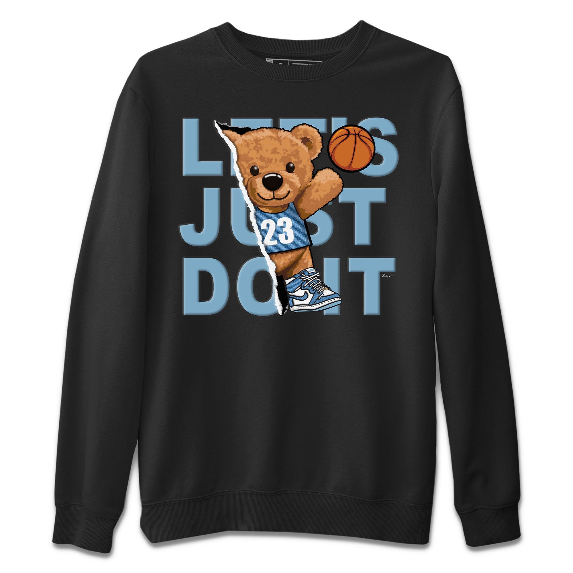 Rib Out Bear Unisex Tops - Air Jordan 1 Denim