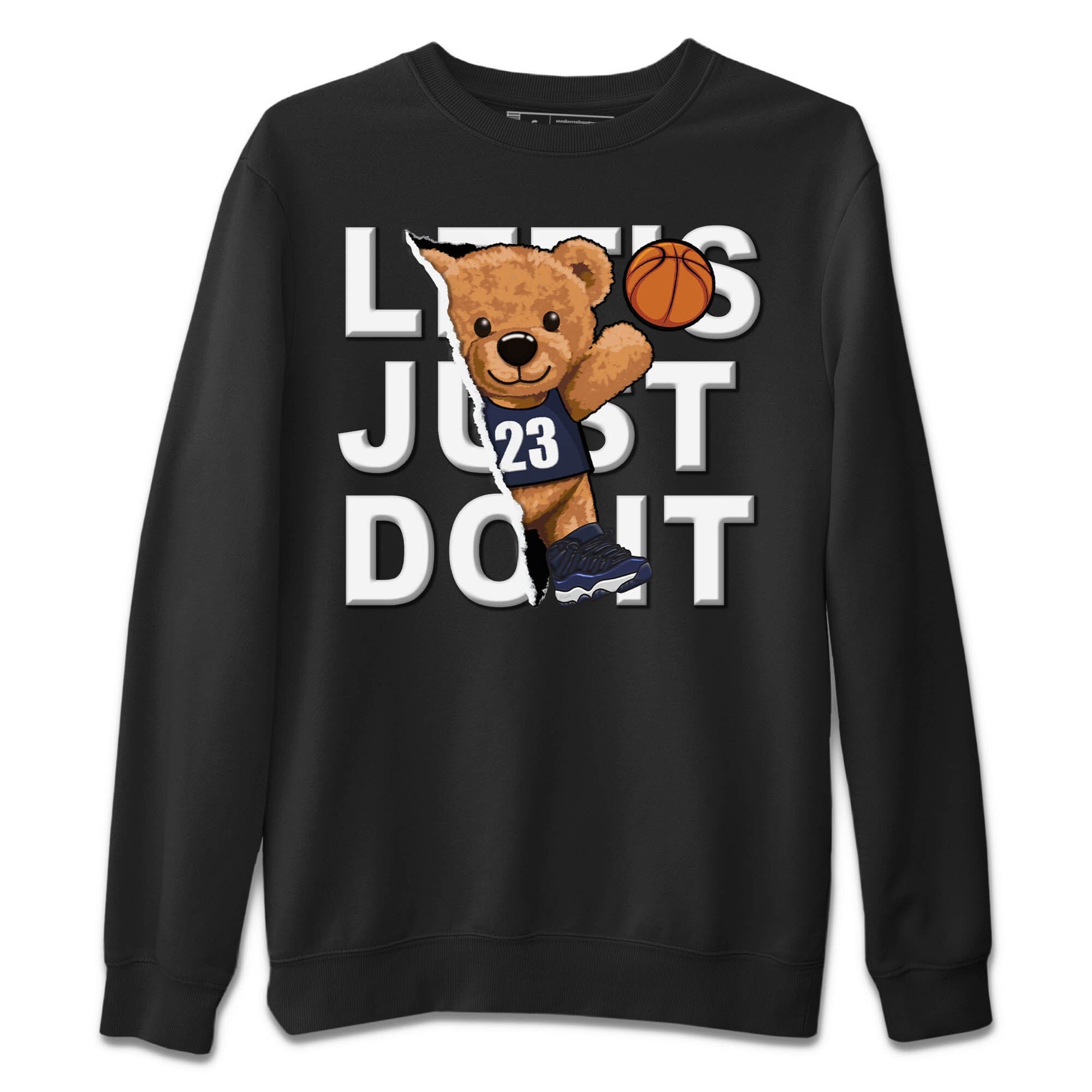 Rib Out Bear Unisex Tops - Air Jordan 11 Midnight Navy