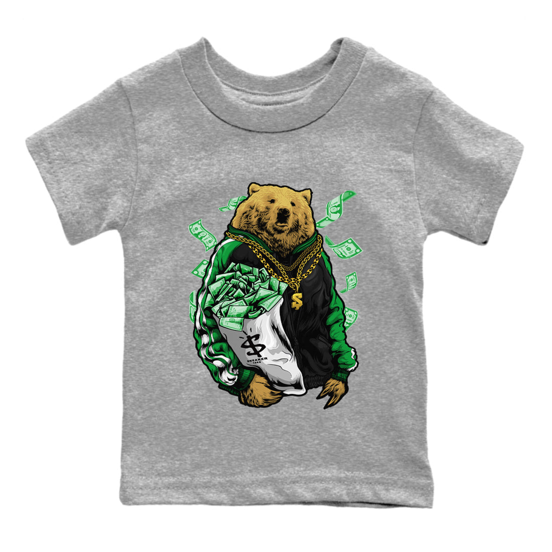 Rich Bear Kids Tops - Air Jordan 1 Celtics