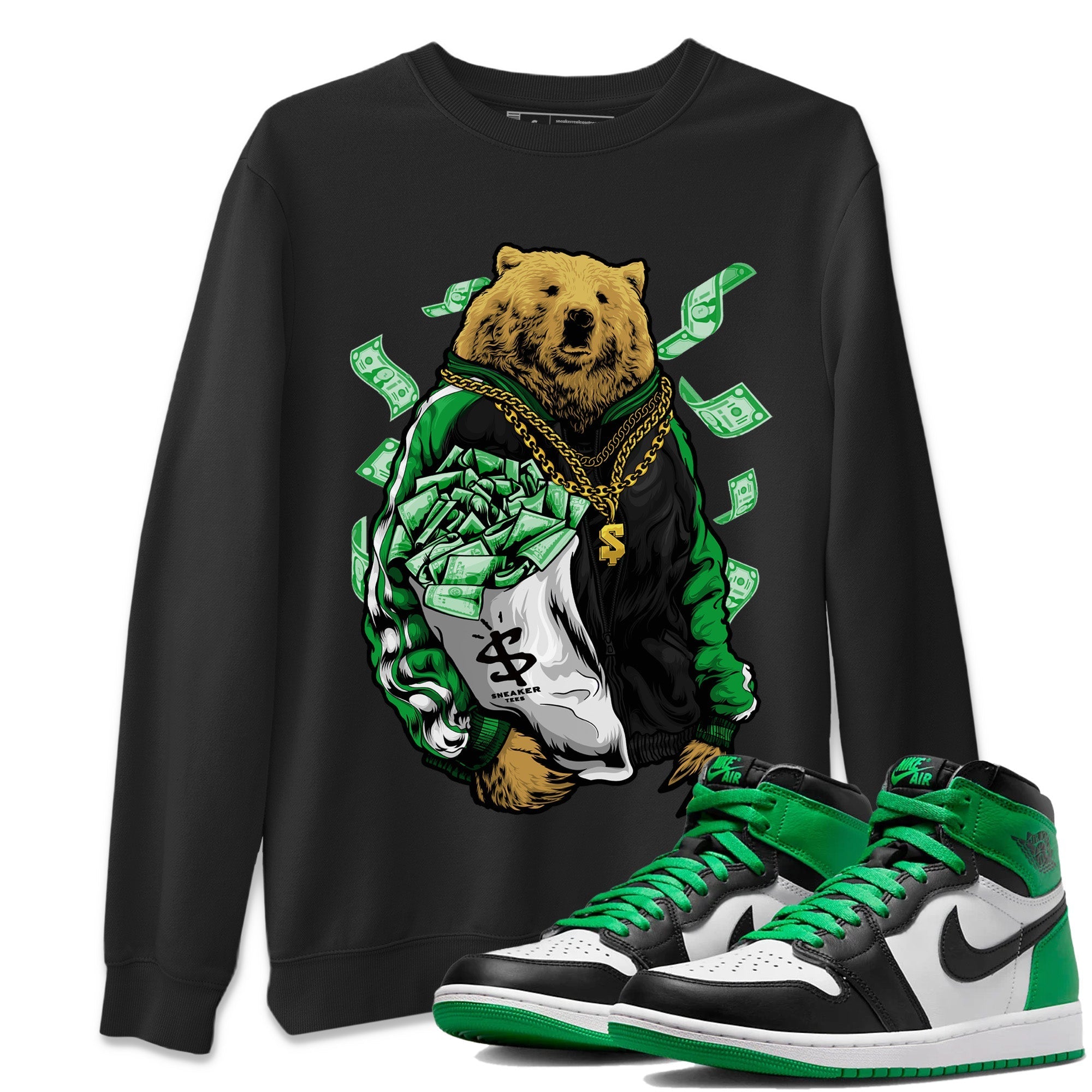 Rich Bear Unisex Tops - Air Jordan 1 Celtics