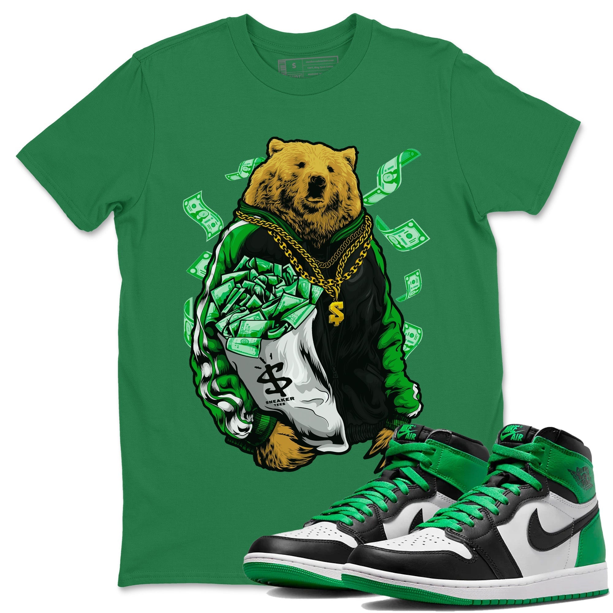 Rich Bear Unisex Tops - Air Jordan 1 Celtics