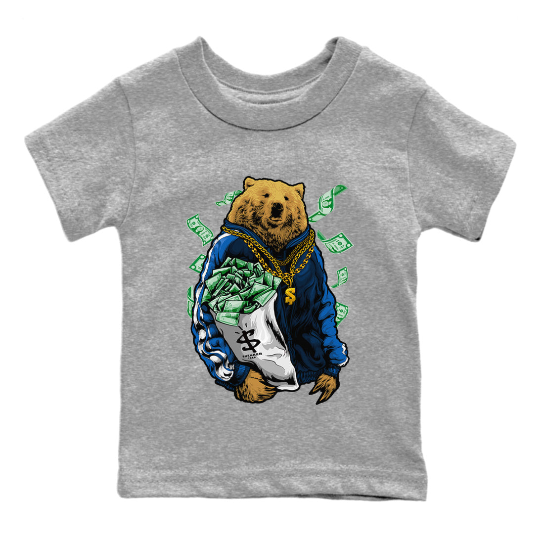 Rich Bear Kids Tops - Air Jordan 3 Wizards