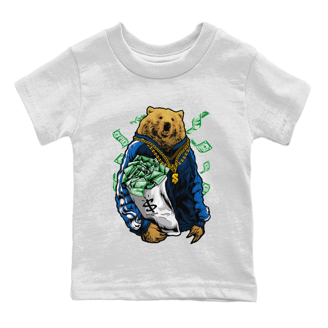 Rich Bear Kids Tops - Air Jordan 3 Wizards