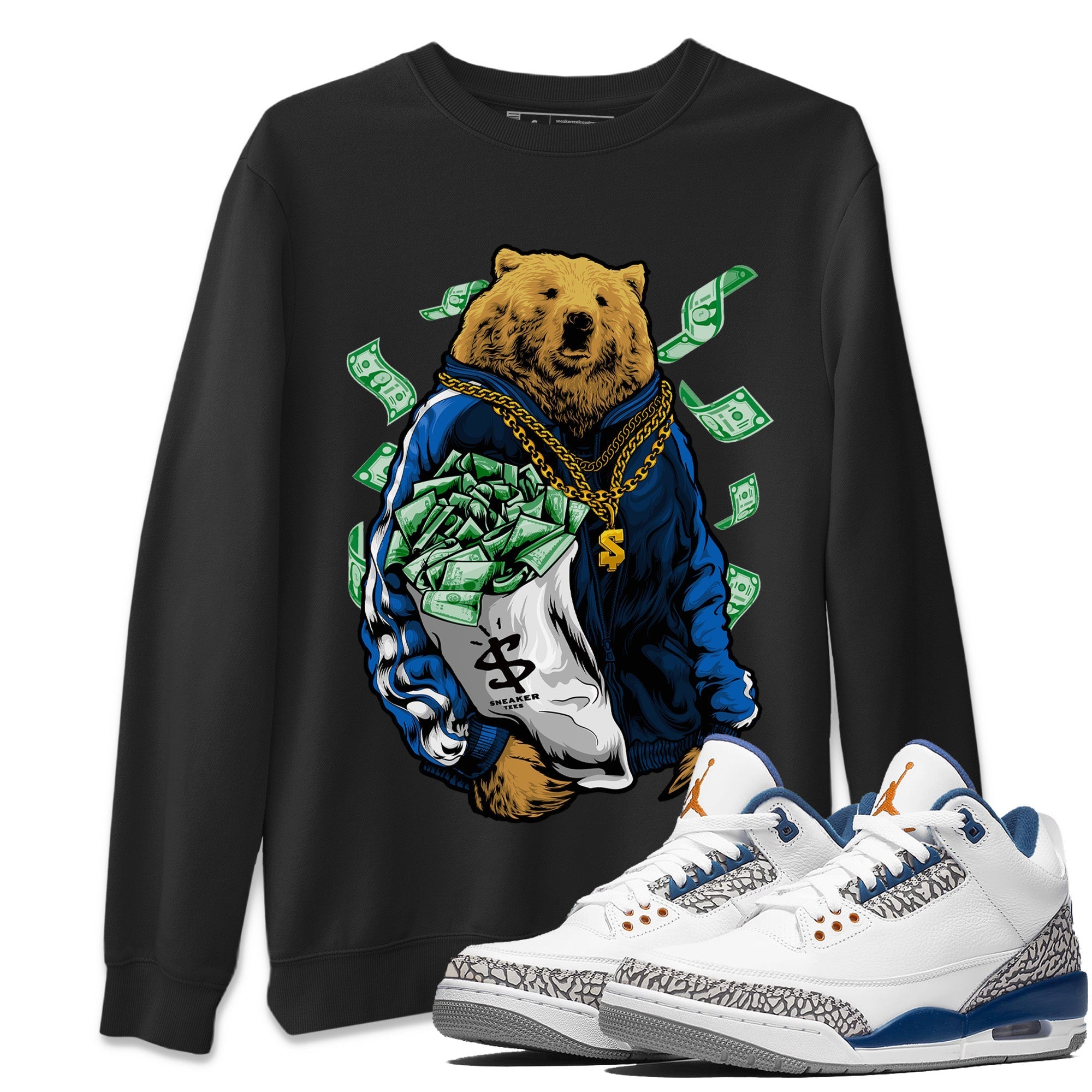 Rich Bear Unisex Tops - Air Jordan 3 Wizards
