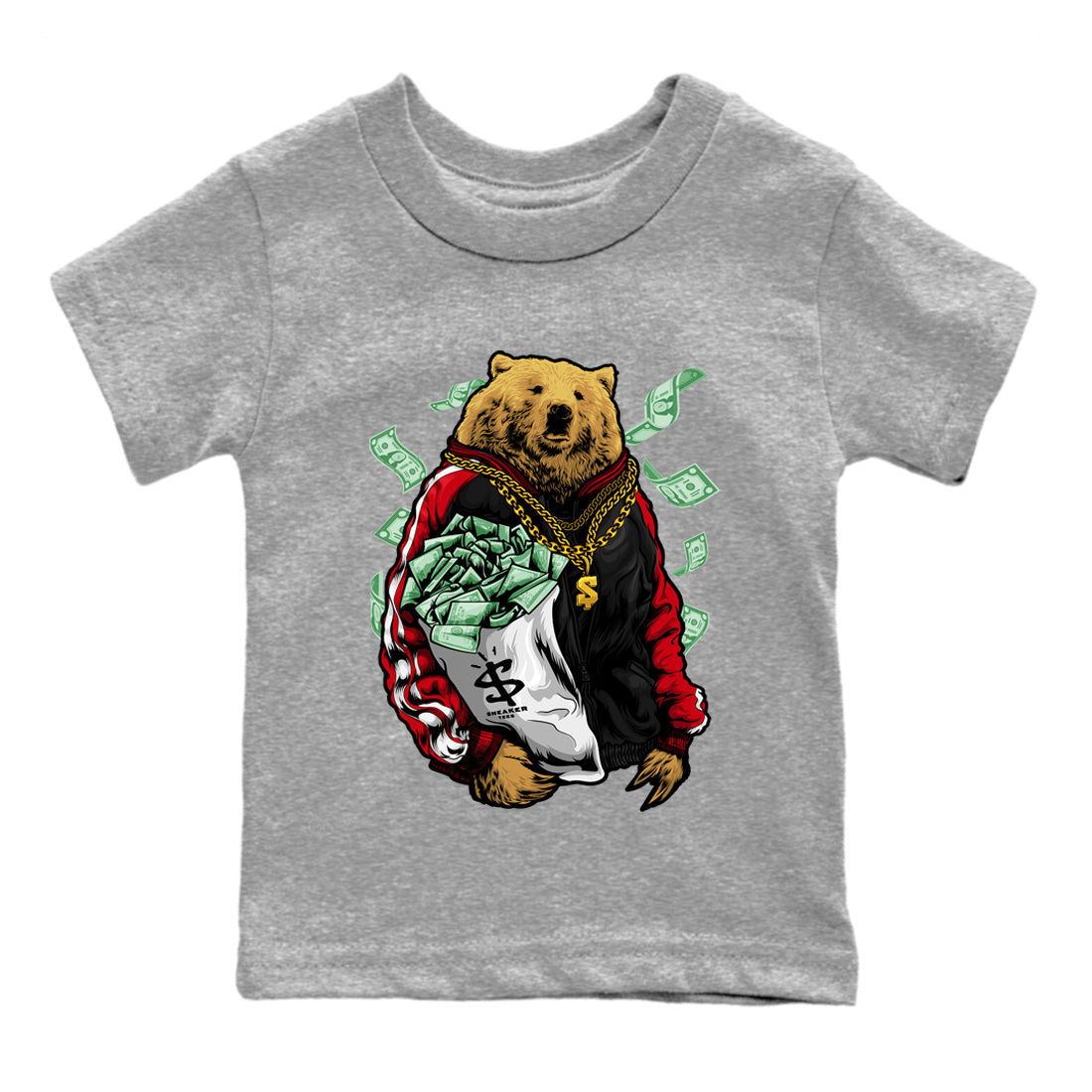 Rich Bear Kids Tops - Air Jordan 6 Toro Bravo