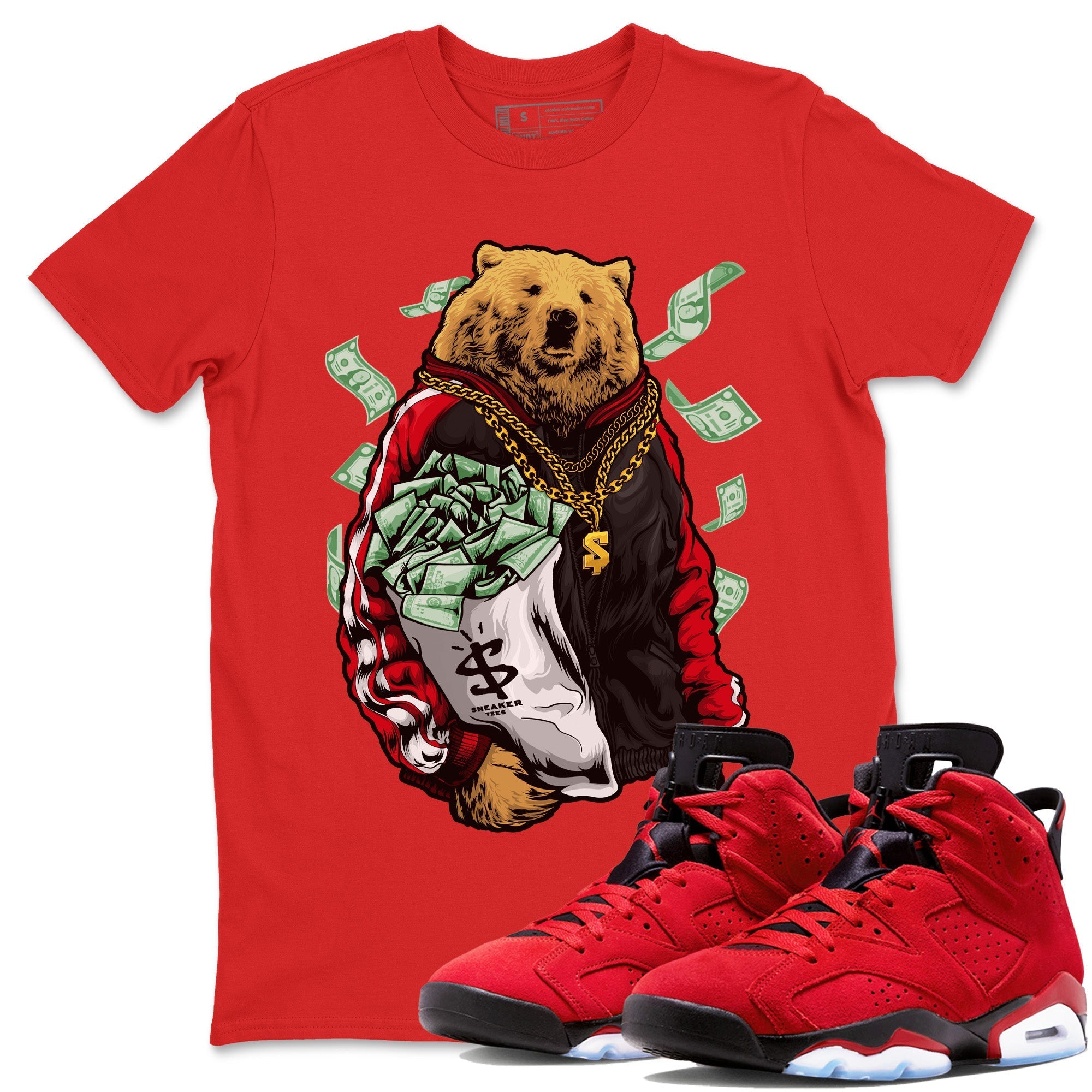 Rich Bear Unisex Tops - Air Jordan 6 Toro Bravo