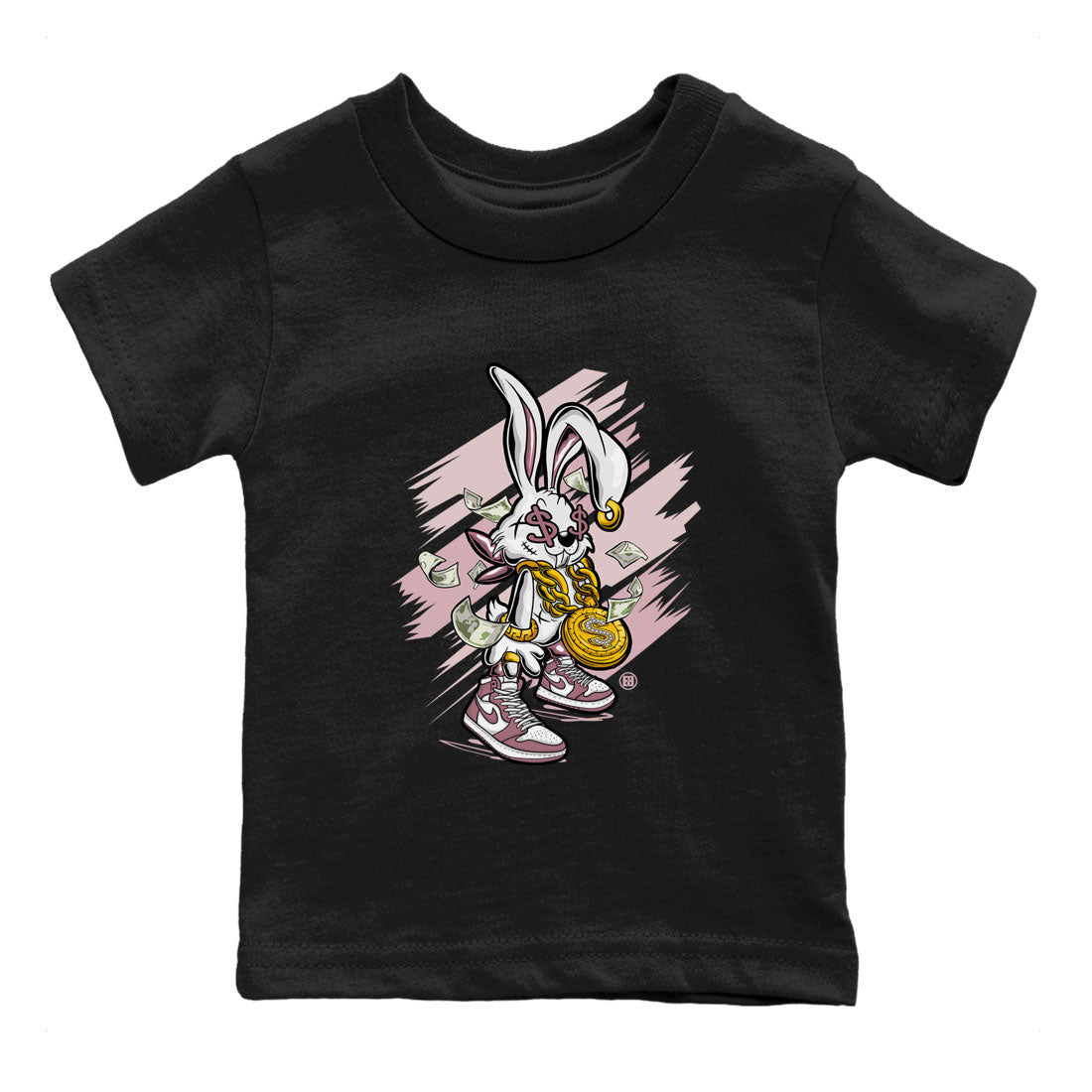 Rich Bunny snkmatch Tee Kids - Air Jordan 1 Mauve