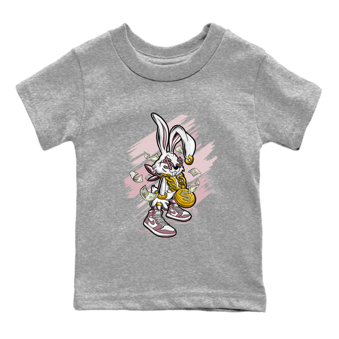 Rich Bunny snkmatch Tee Kids - Air Jordan 1 Mauve