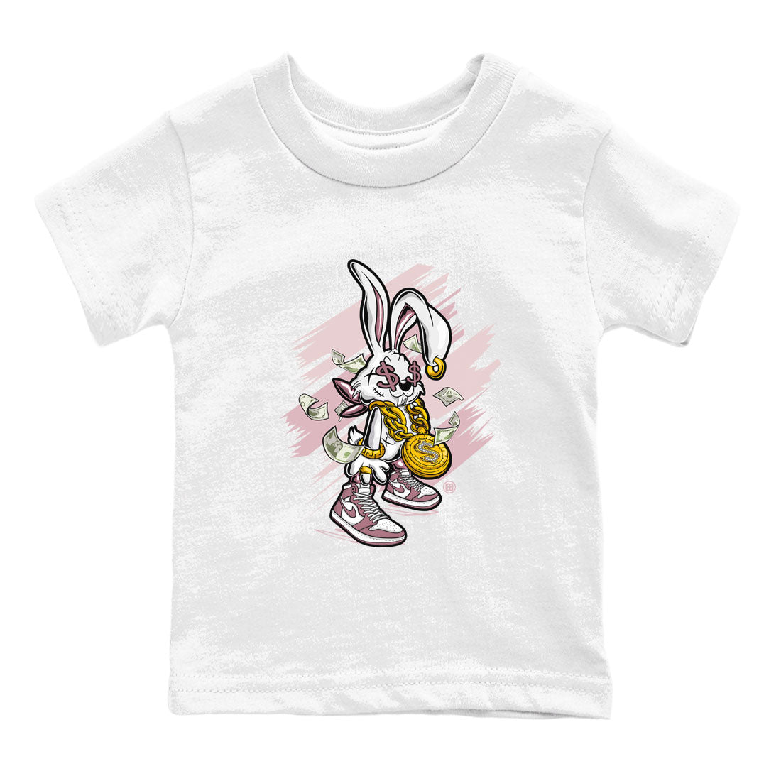 Rich Bunny snkmatch Tee Kids - Air Jordan 1 Mauve