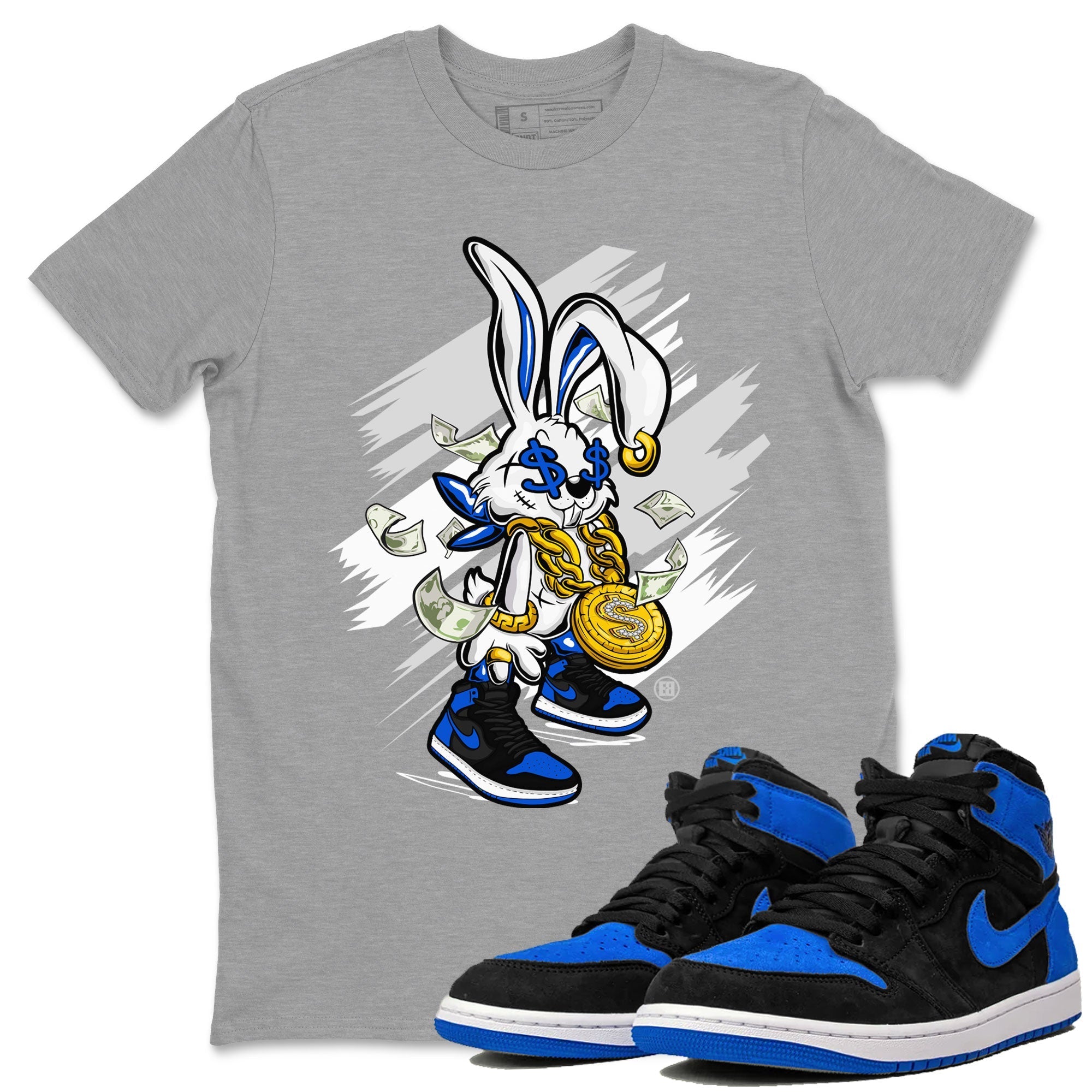 Rich Bunny snkmatch Tee - Air Jordan 1 Royal Reimagined