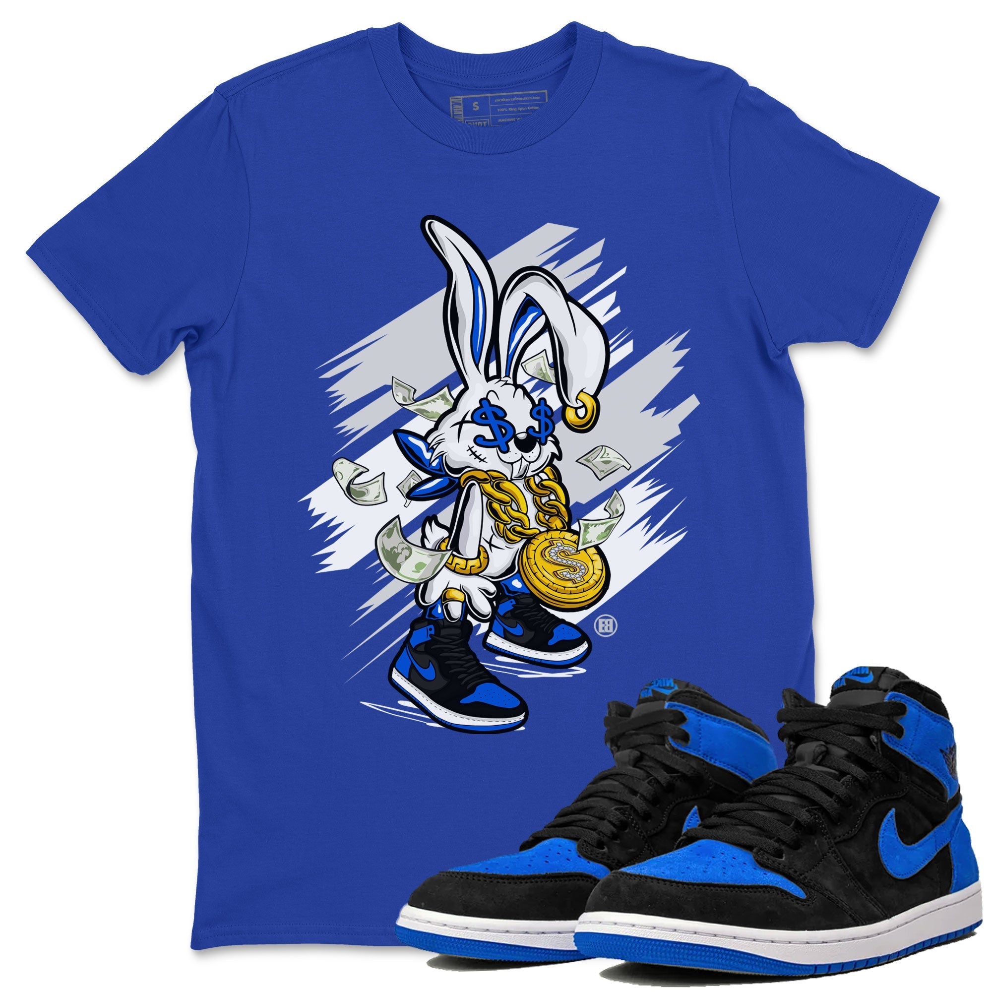 Rich Bunny snkmatch Tee - Air Jordan 1 Royal Reimagined