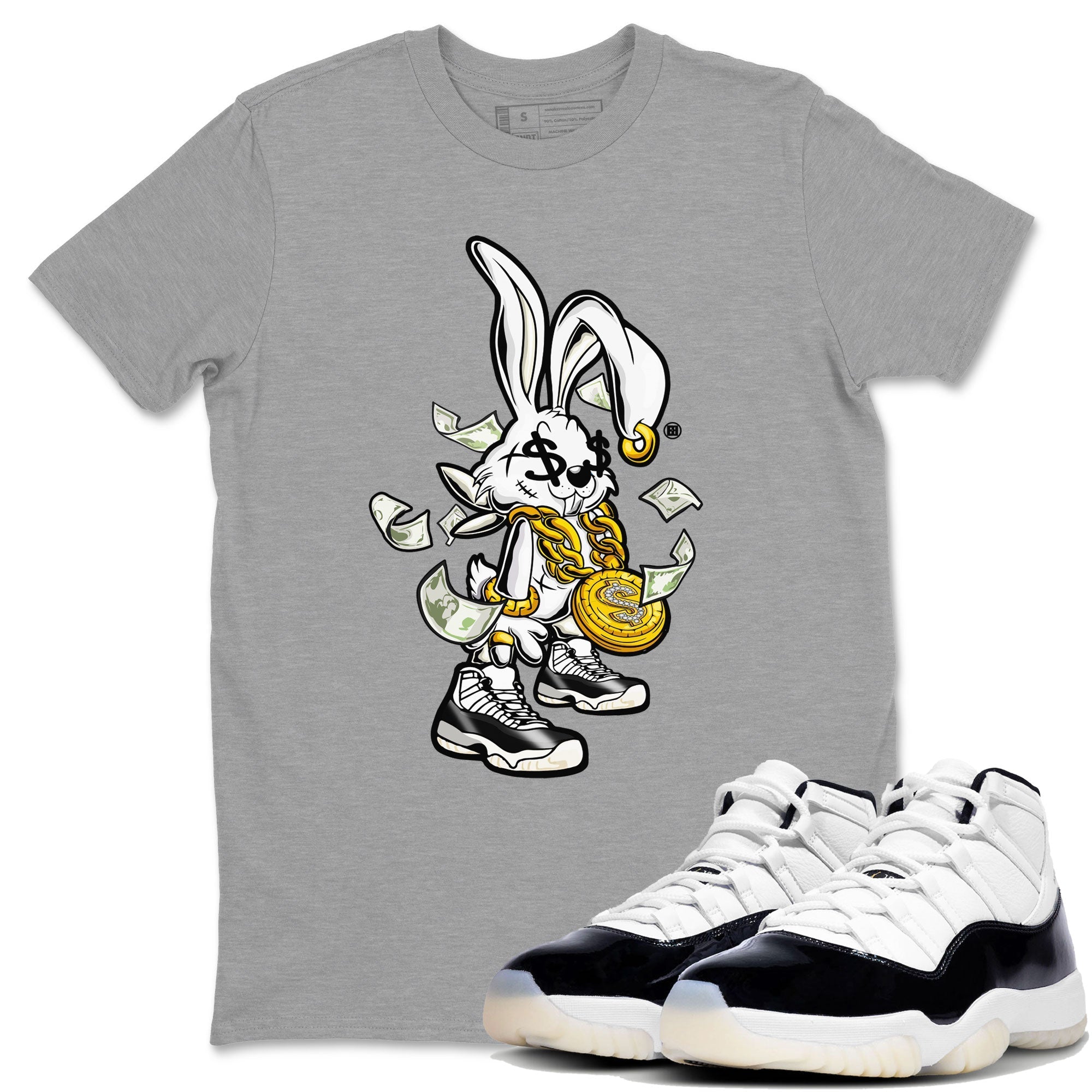 Rich Bunny snkmatch Tees - Air Jordan 11 Gratitude